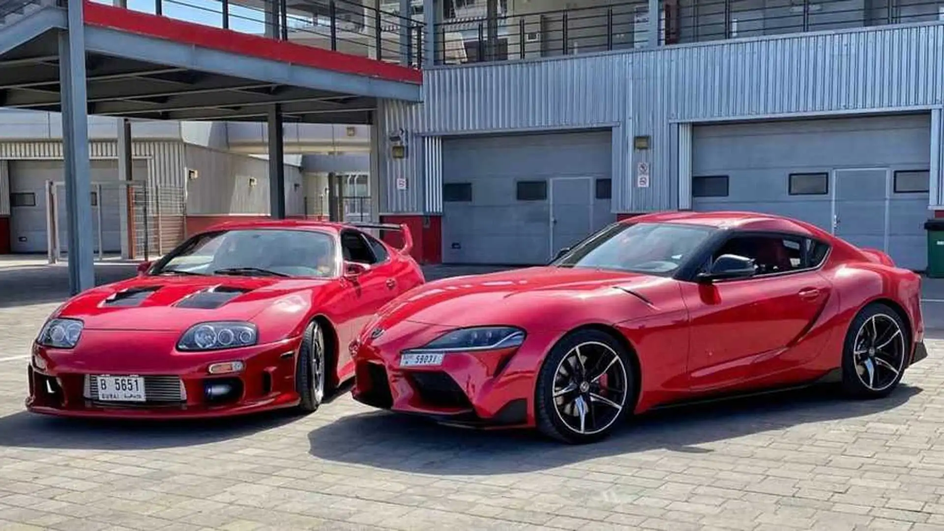 Supercar Blondie Stages Old Supra Vs New Supra Drag Race