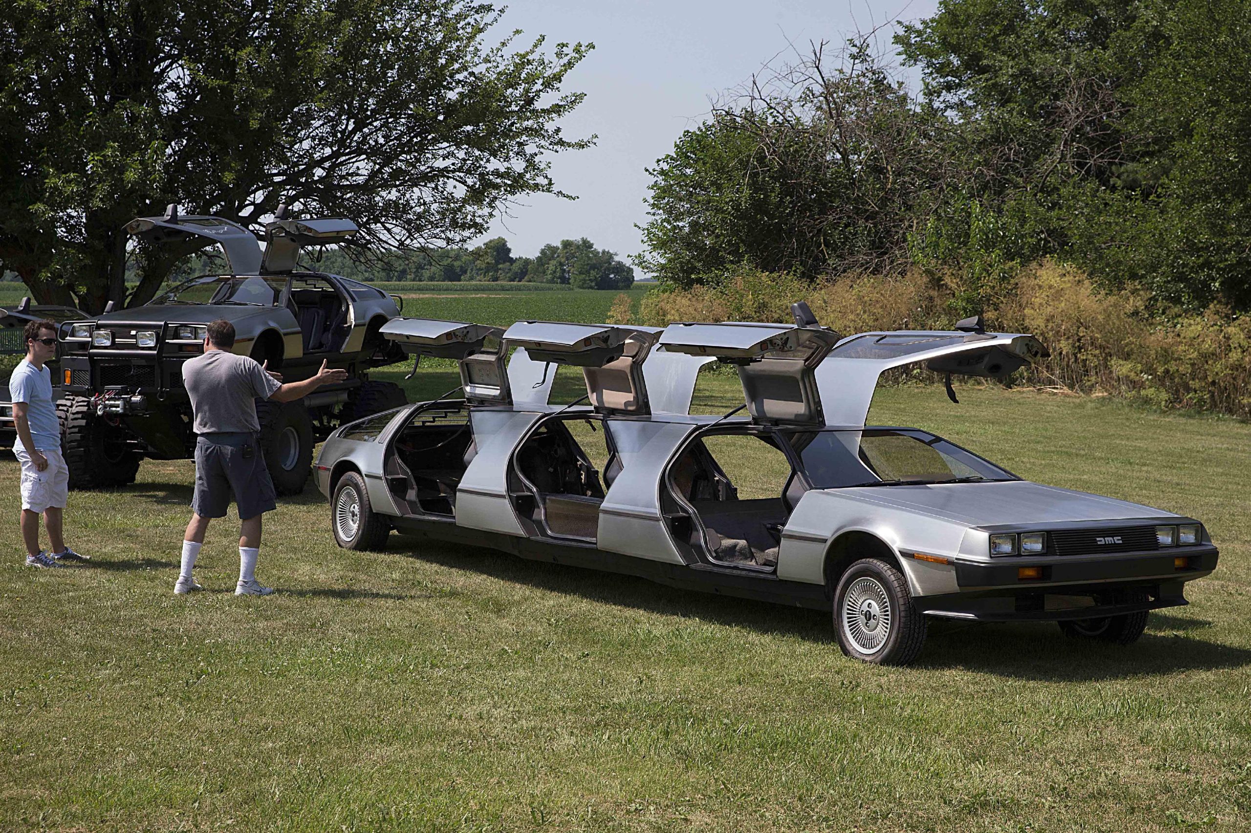 Incredible DeLorean collection features a monster truck, hovercraft, and limousine