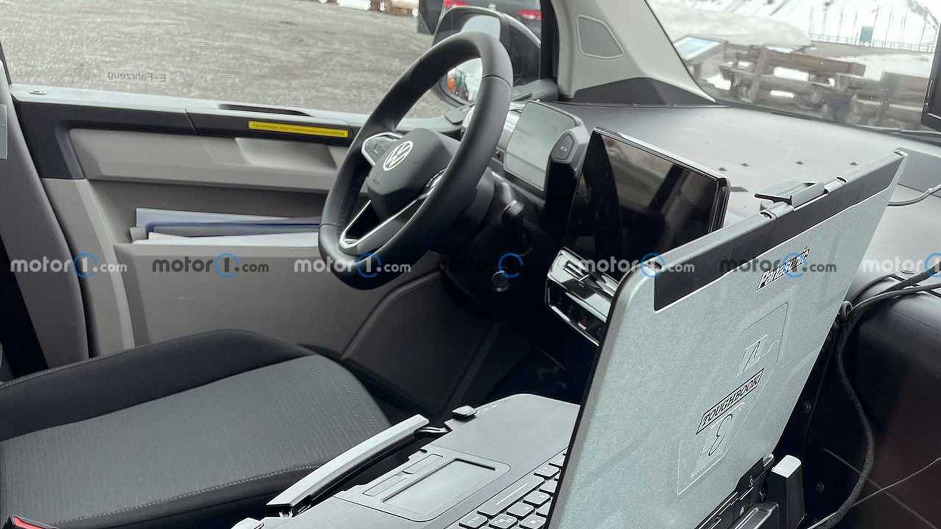 Spy shots reveal VW ID Buzz Interior Test Mule