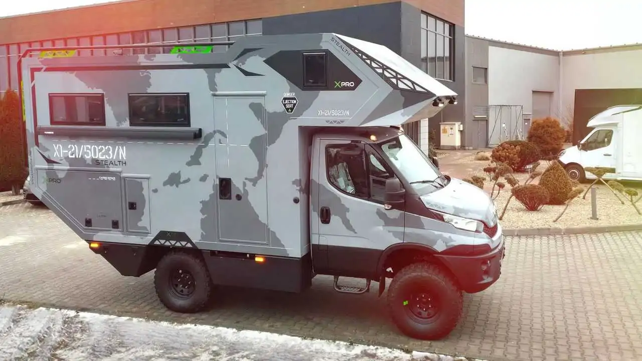 The Military-Inspired Overland RV XPro One Looks Strong as Nails