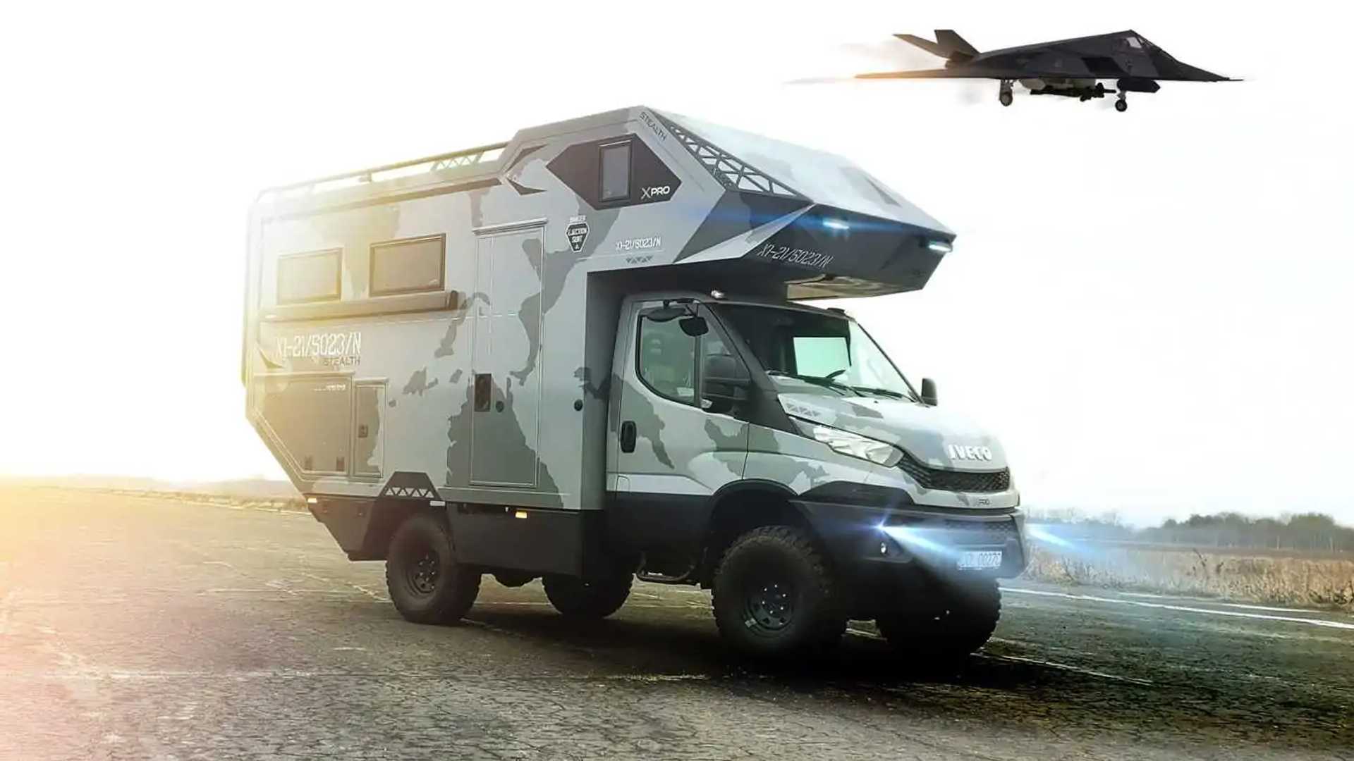 The Military-Inspired Overland RV XPro One Looks Strong as Nails