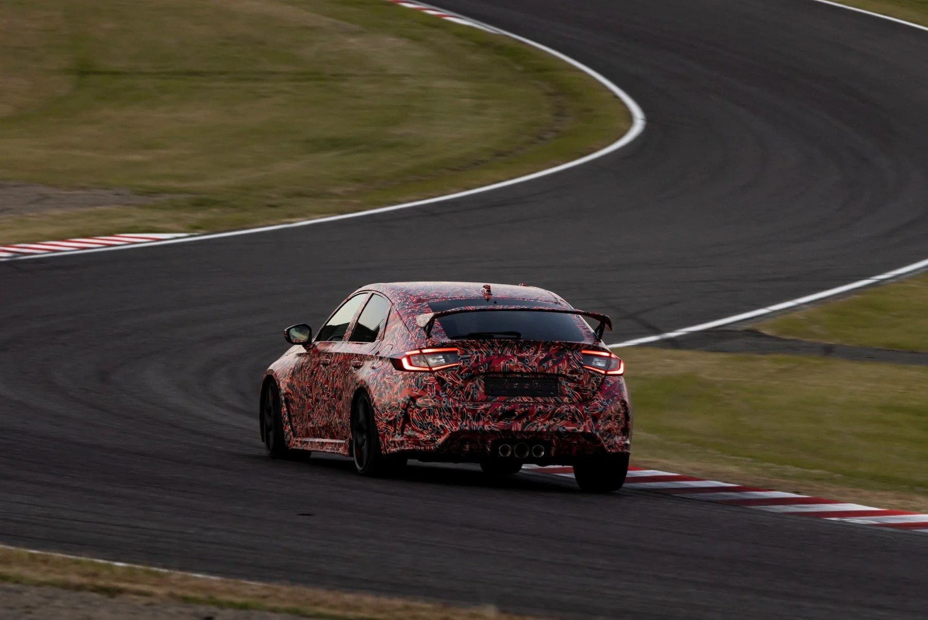 The US Debut of the Honda Civic Type R Prototype will be held July 1, at Mid-Ohio