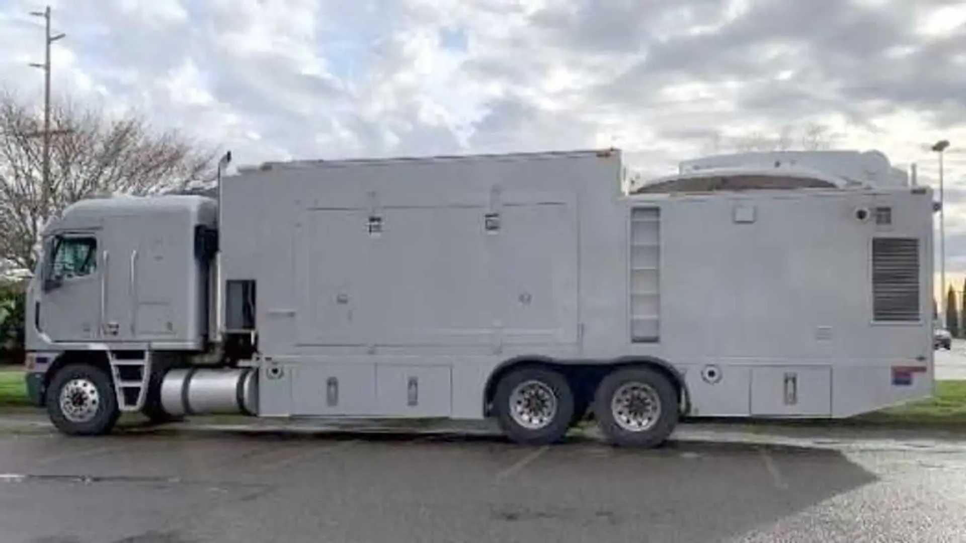 An Ex-FBI Mobile Command Center looks like a good start for imposing