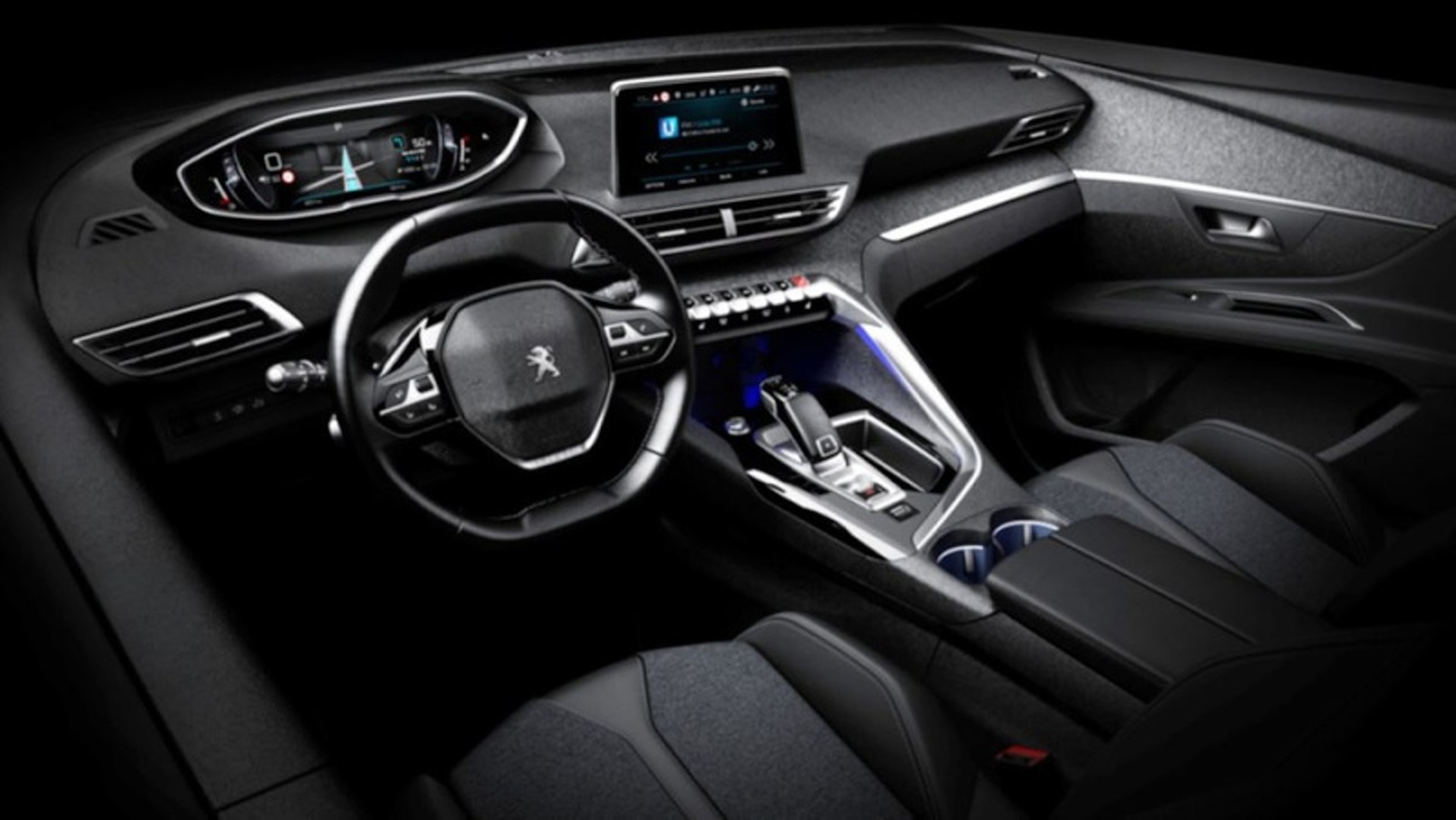 Official Interior Photos of 2017 Peugeot 3008 Leaked