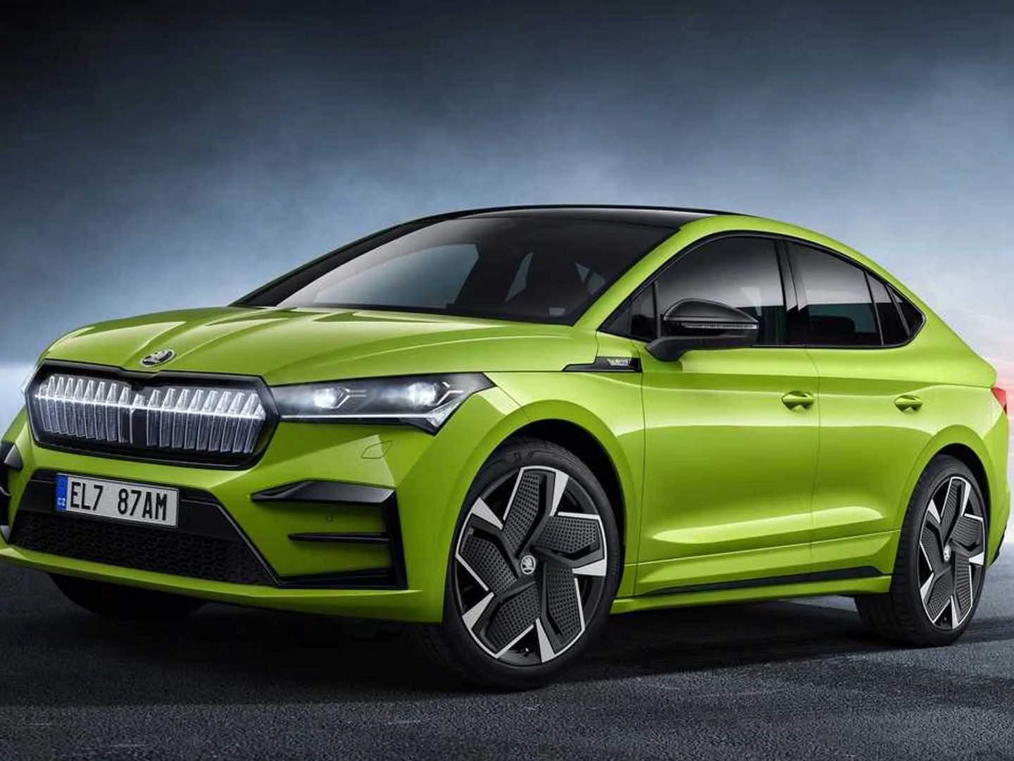 Skoda Enyaq Coupe RS Officially Revealed with VW ID.5 GTX Power