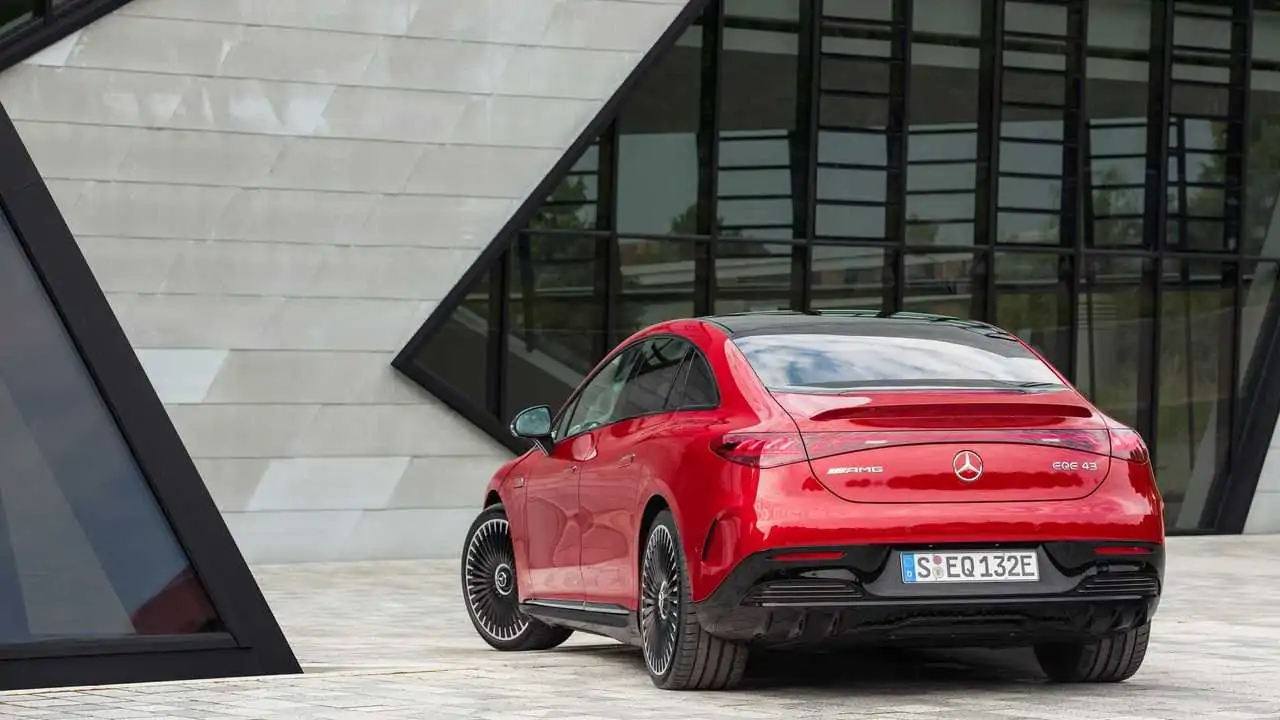 Mercedes-AMG EQE43 Debuts in Europe with 476 HP and Heaps Of Torque