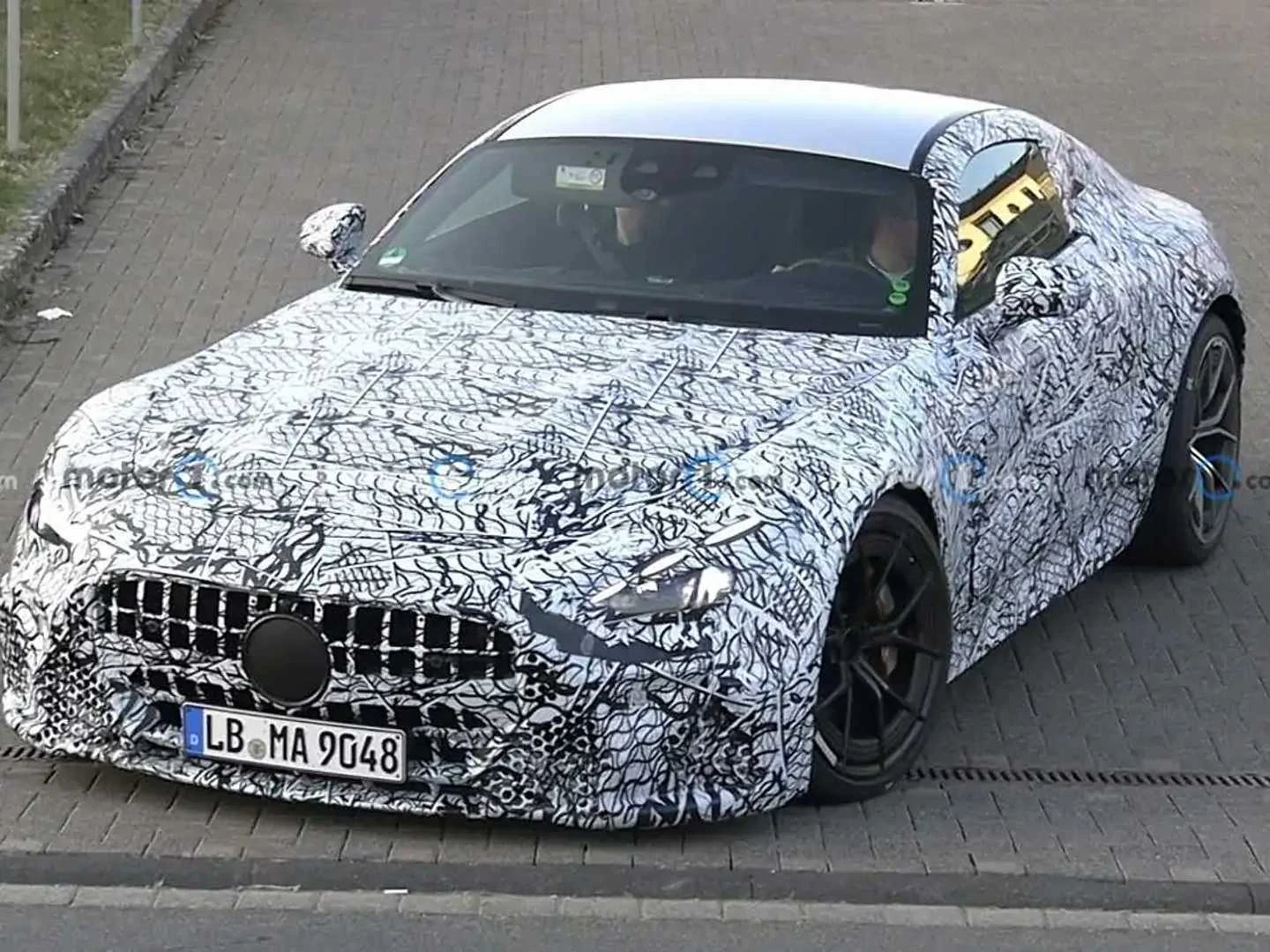 2023 Mercedes-AMG GT Spy video shows the Sporty Coupe up Close