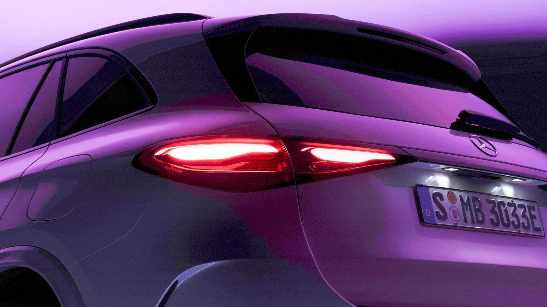 2023 Mercedes GLC Launches June 1, Teaser Shows Rear-End Design