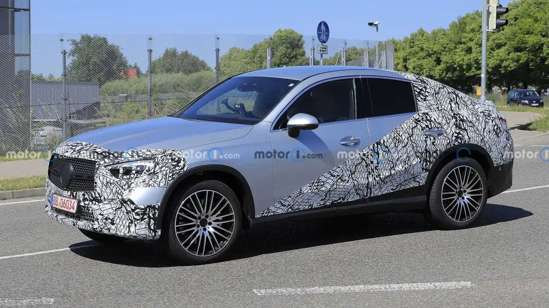 2023 Mercedes GLC Coupe makes Spy Photo Debut