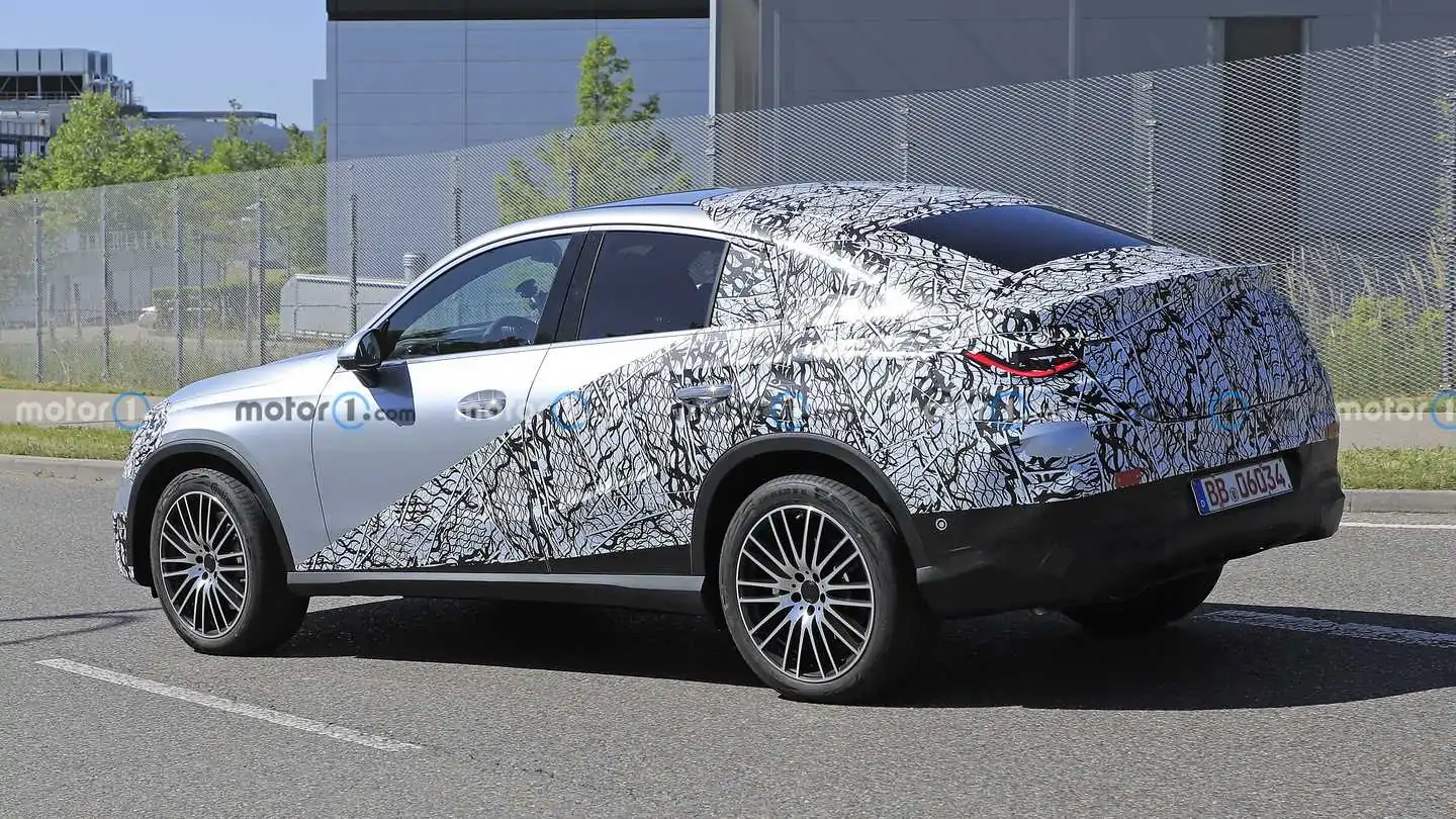 2023 Mercedes GLC Coupe makes Spy Photo Debut