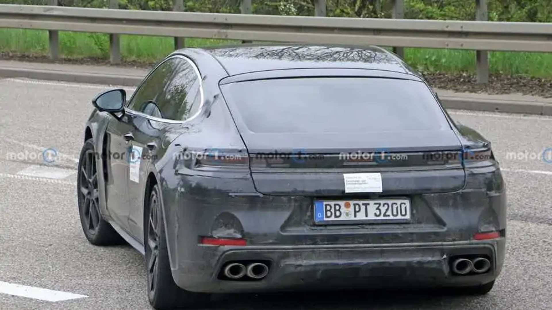 2024 Porsche Panamera Appears In Image Of Infotainment Screen