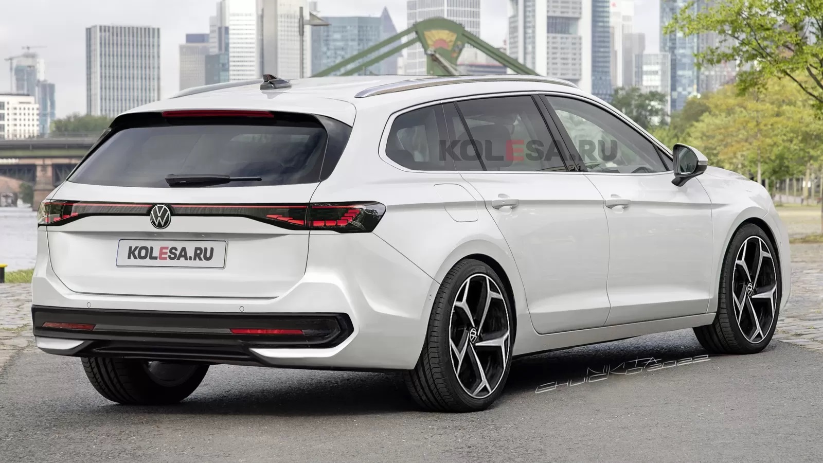 2024 Volkswagen Passat Render Looks Like A Sporty Stretched Golf Wagon