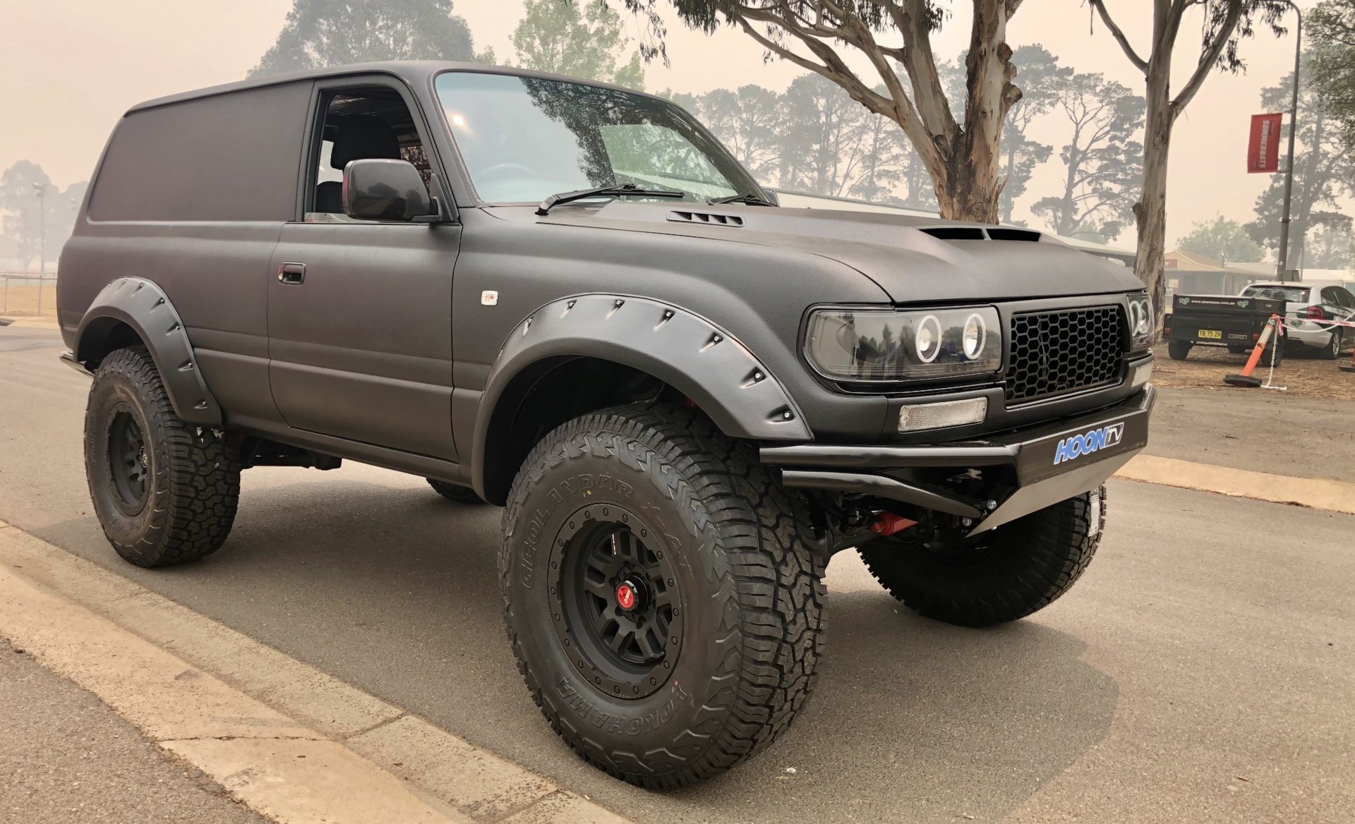 Frank The Tank is an LS-Swapped Land Cruiser Panel Truck.