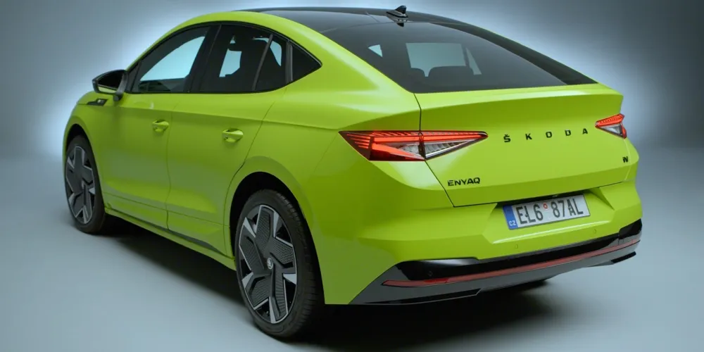 Skoda Enyaq Coupe RS Officially Revealed with VW ID.5 GTX Power