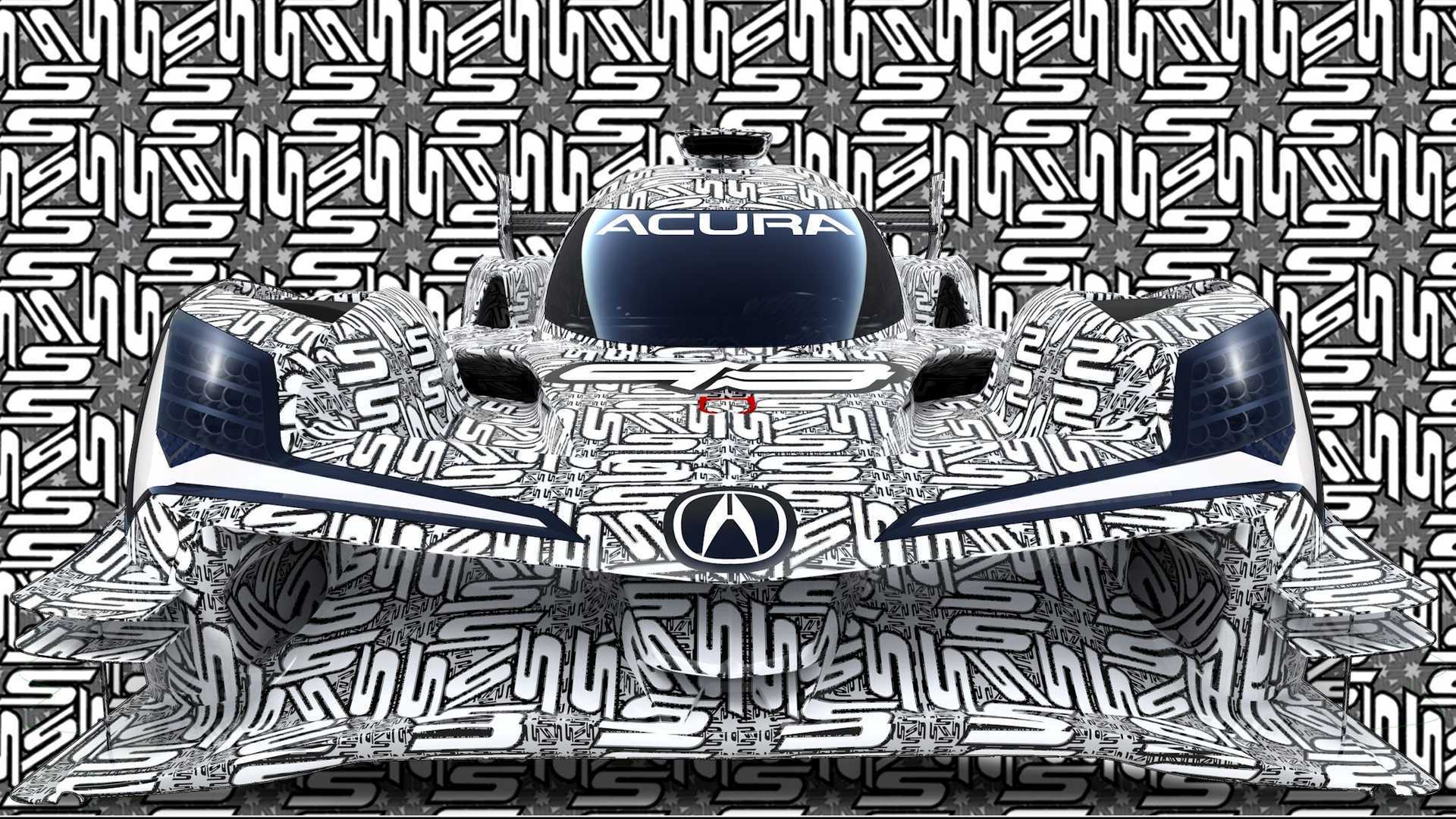 Acura Teases ARX06 LMDh Prototype. Wild Camo Can't Hide the Design