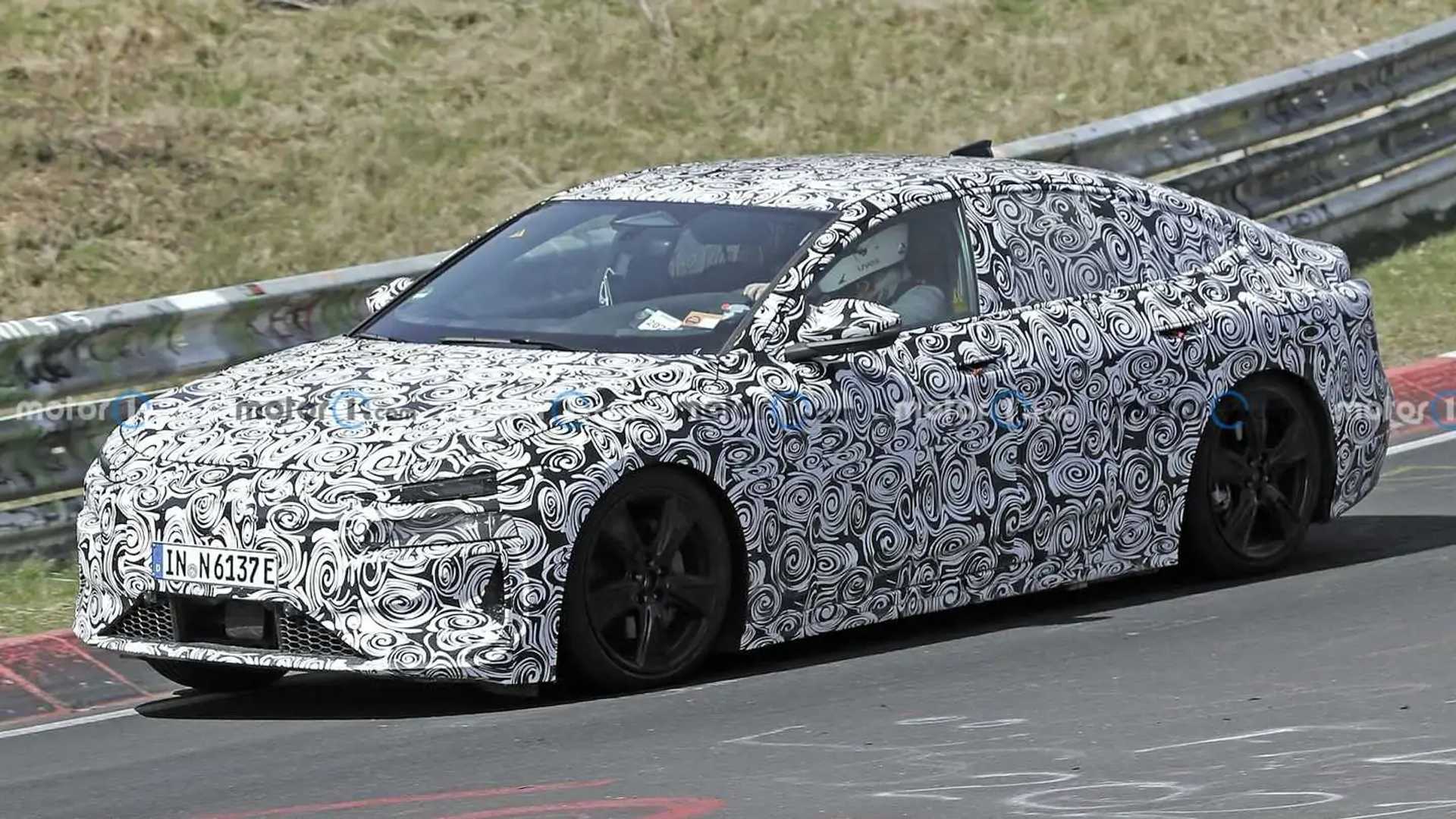 Audi A6 Etron Spy Shots: EV Pushed At Nurburgring