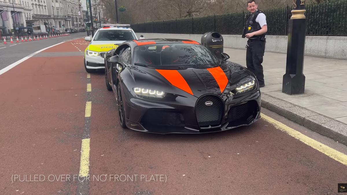 Bugatti Chiron Super Sport 300+ Pulled Over By Police In London