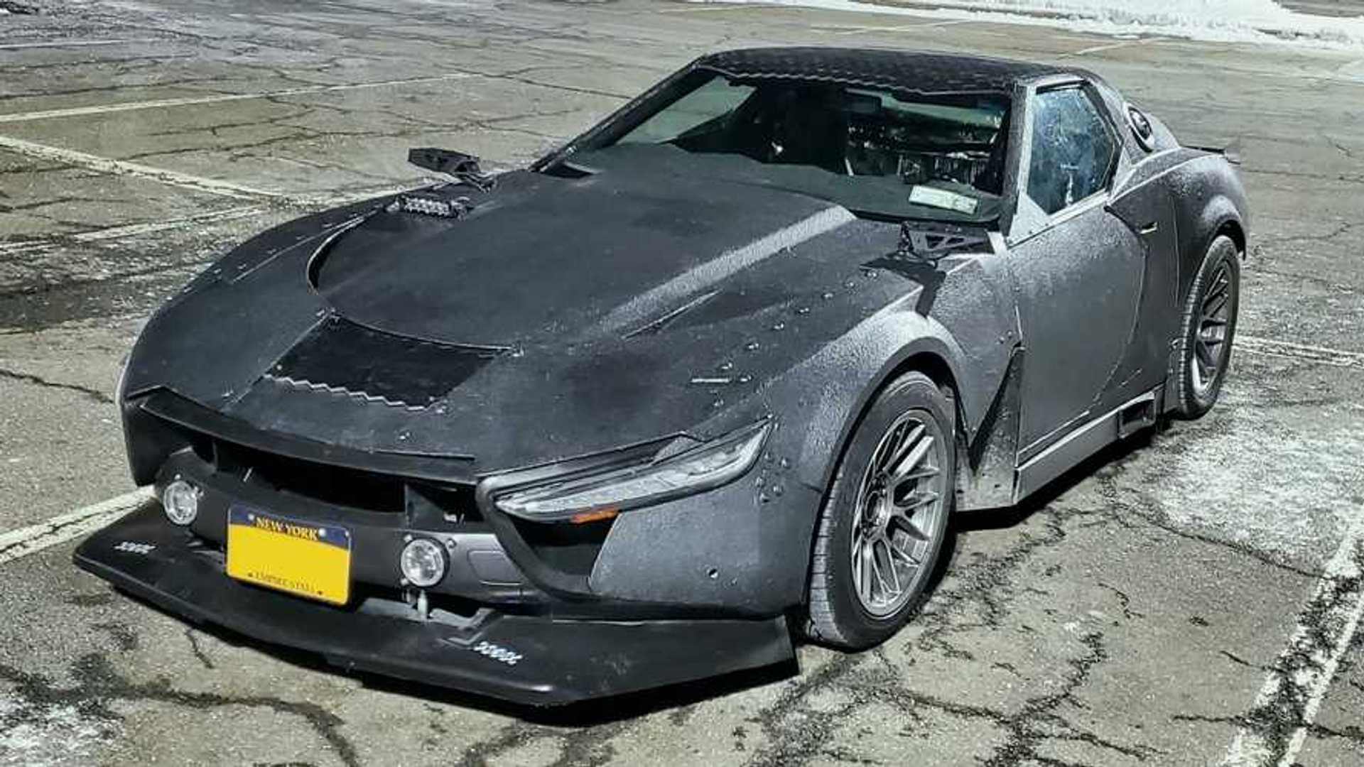 The Cyberpunk-Inspired Chevy C4 Corvette is Under This Coupe