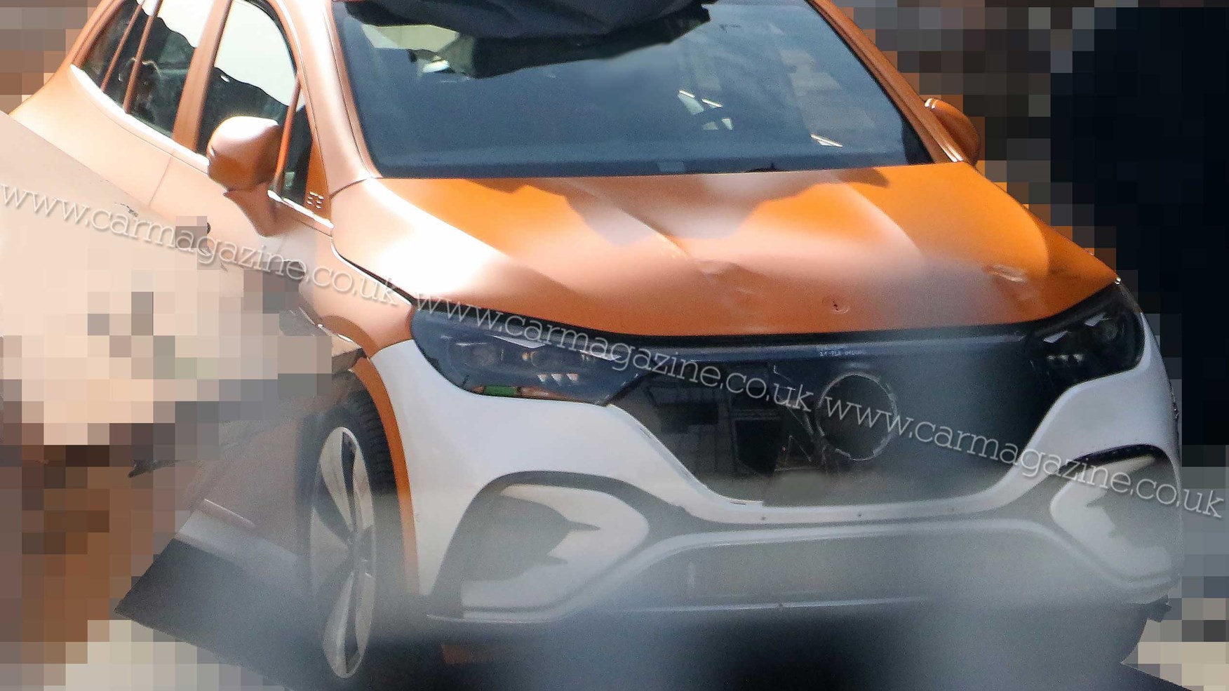 2023 Mercedes EQE SUV Spied without Camouflage