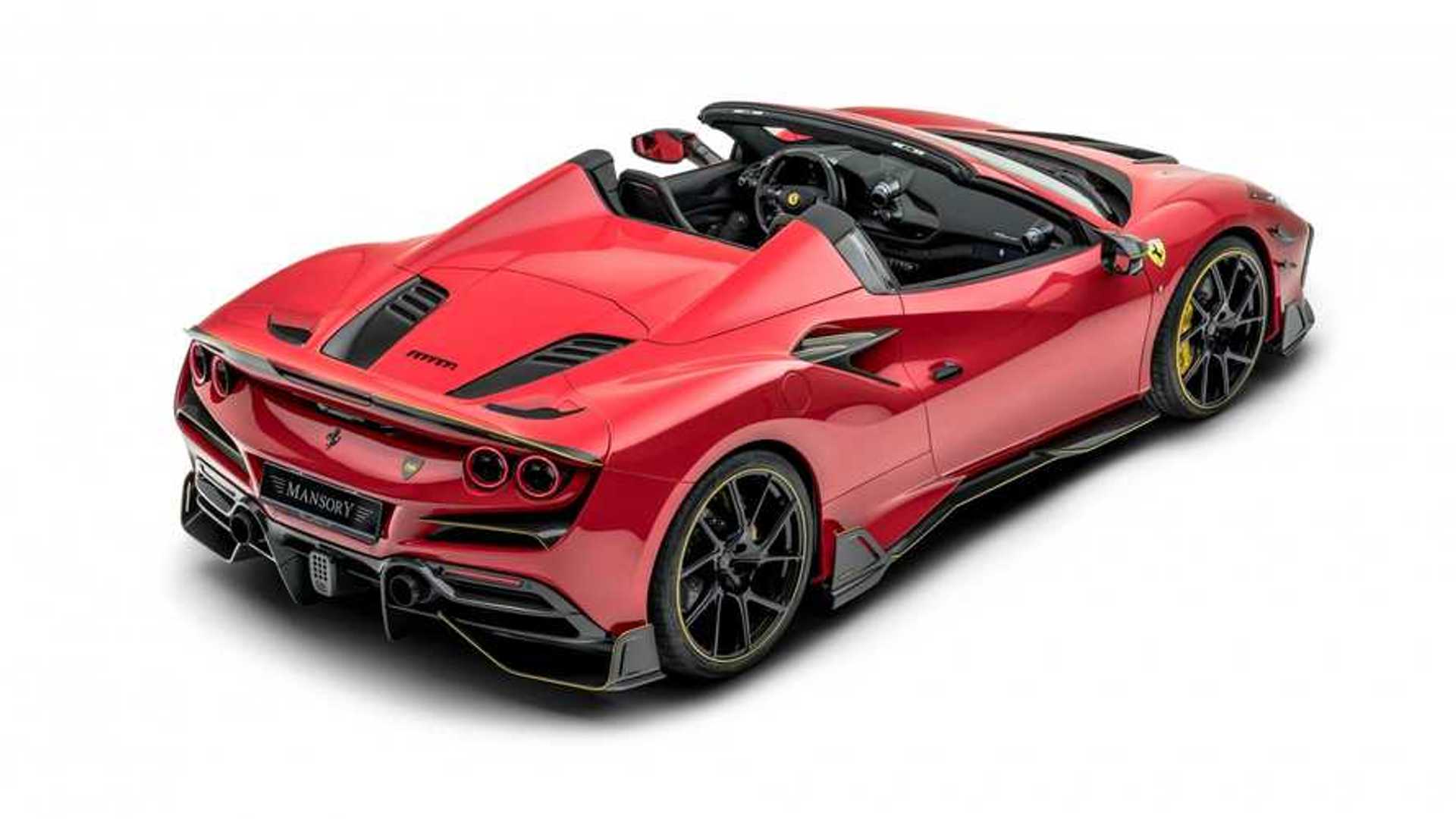 Ferrari F8 Spider by Mansory Puts Prancing horse on Carbon Fiber Diet