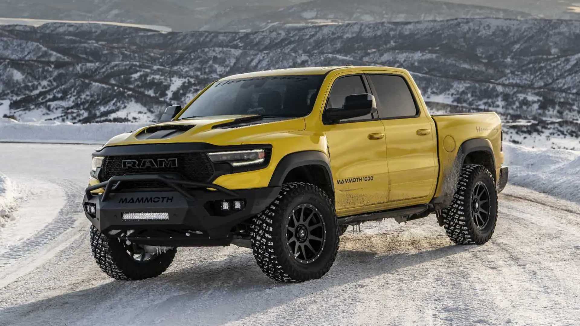 Hennessey Ram TRX with 1,000 HP Can Only Go 56 MPH in Finland