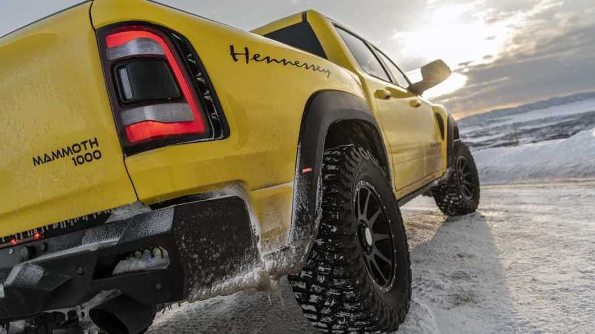 Hennessey Ram TRX with 1,000 HP Can Only Go 56 MPH in Finland