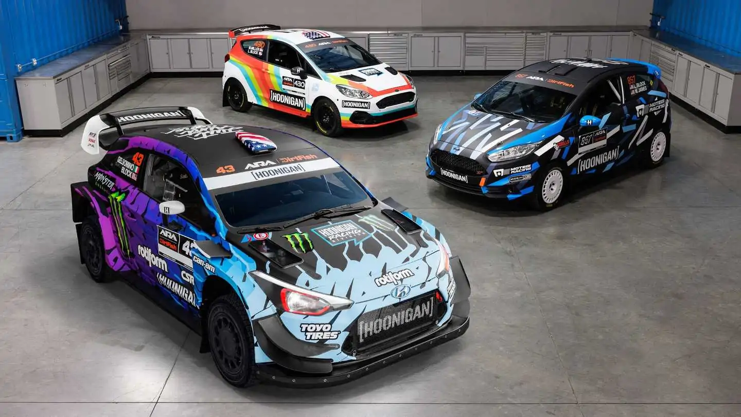 Ken Block will race against his wife and daughter at the 100 Acre Wood Rally