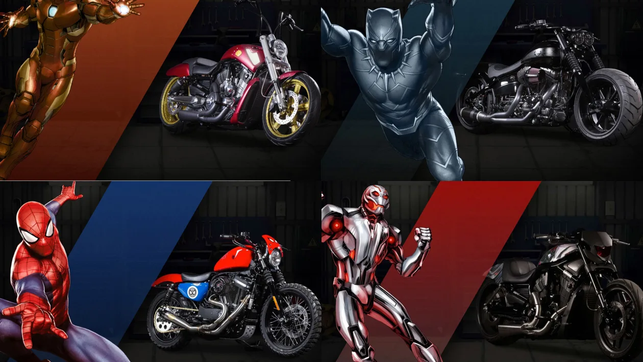 Harley-Davidson Harley-Davidson motorcycles are inspired by Marvel