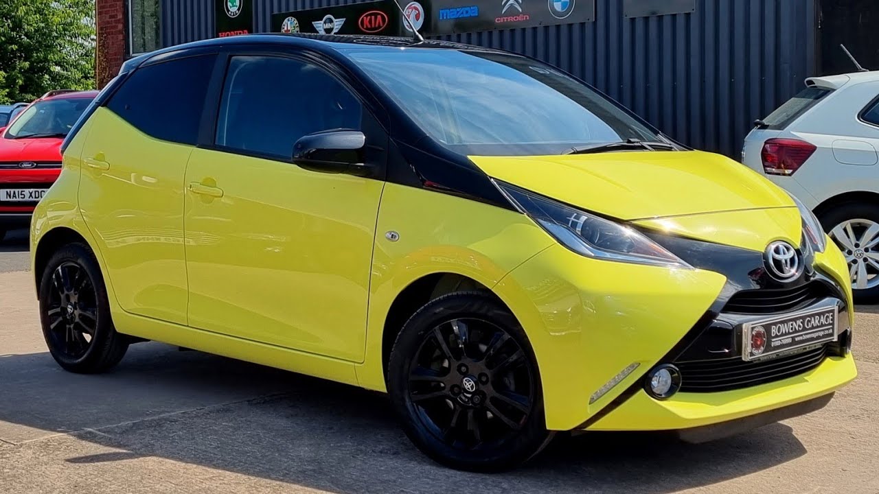 Toyota spiced up Aygo xcite with Yellow Fizz paint