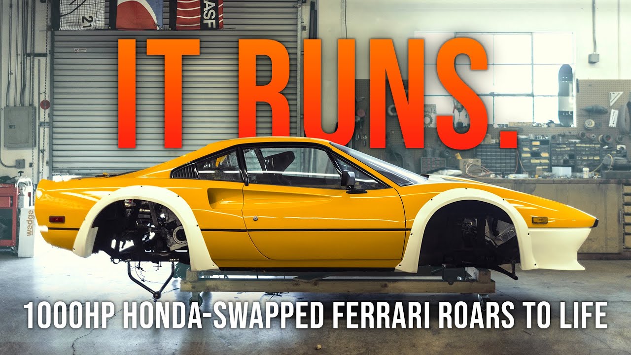 Ferrari 308 with Honda Engine Swap Sounds Absolutely Evil