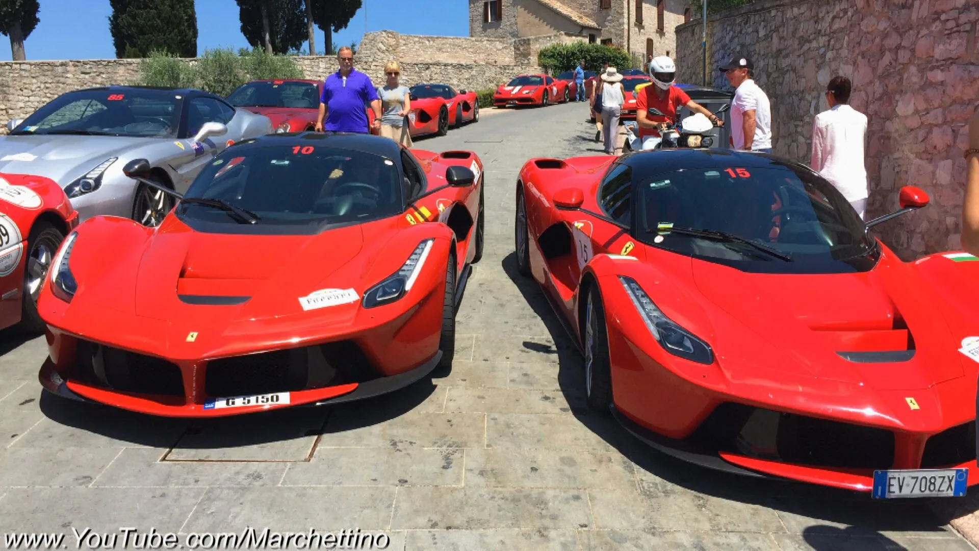 The 2015 Ferrari Cavalcade event gathers 15 LaFerraris