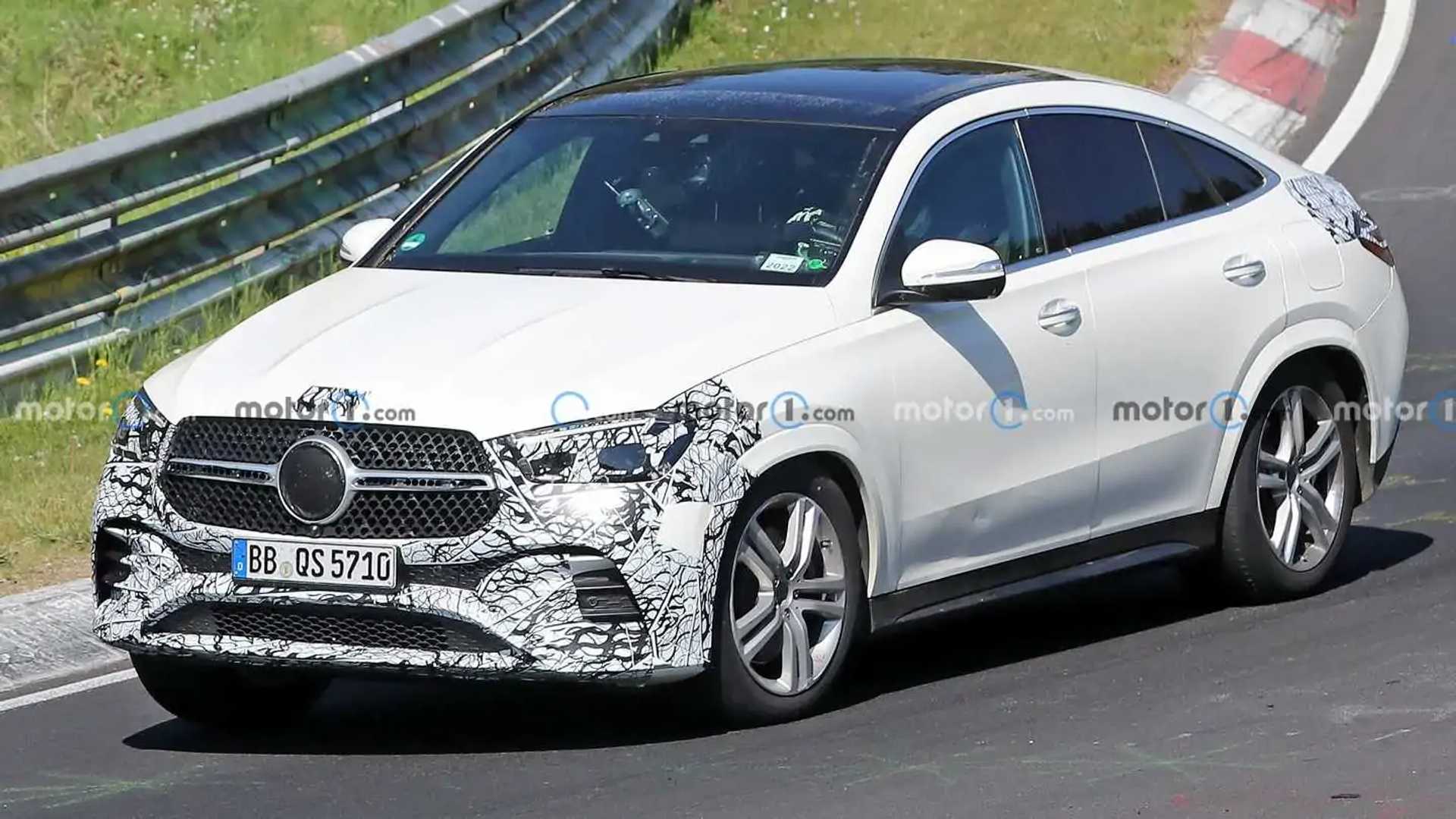 Mercedes GLE Coupe Refreshed Taking a Run Around The Nurburgring