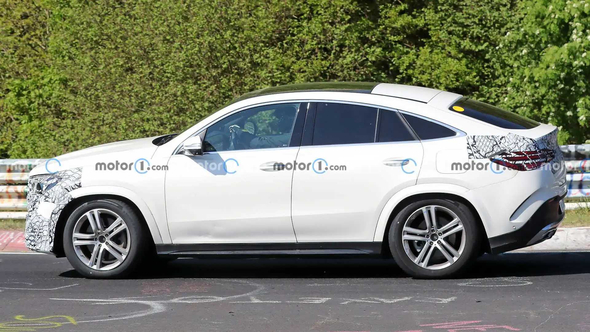 Mercedes GLE Coupe Refreshed Taking a Run Around The Nurburgring