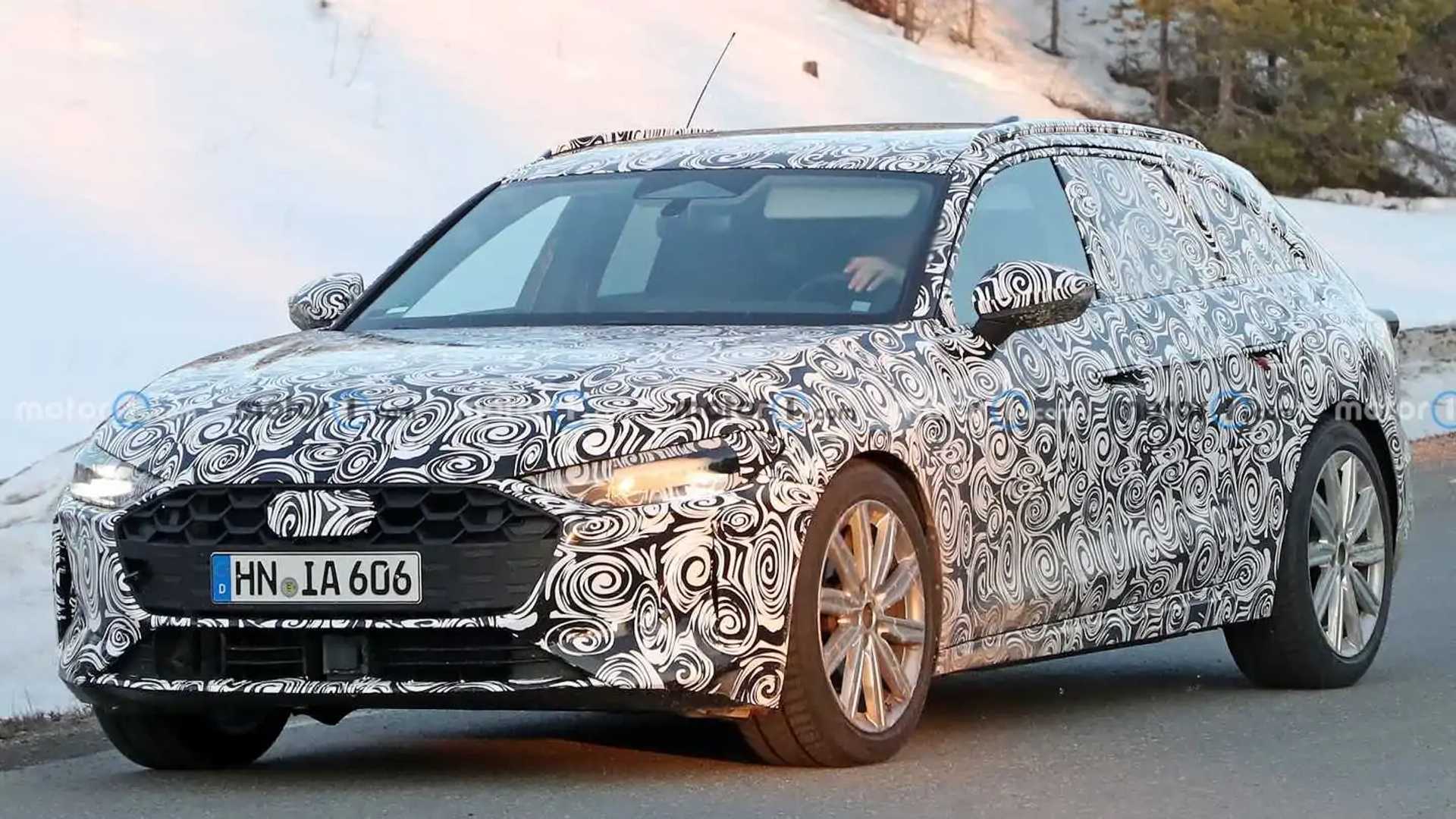 2023 Audi A4 Avant Spied. Combustion Engines To Get Electrical Assist