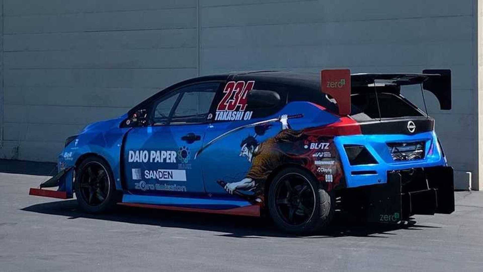 Two-Door Nissan Leaf with Bonkers Aero to Tackle Pikes Peak