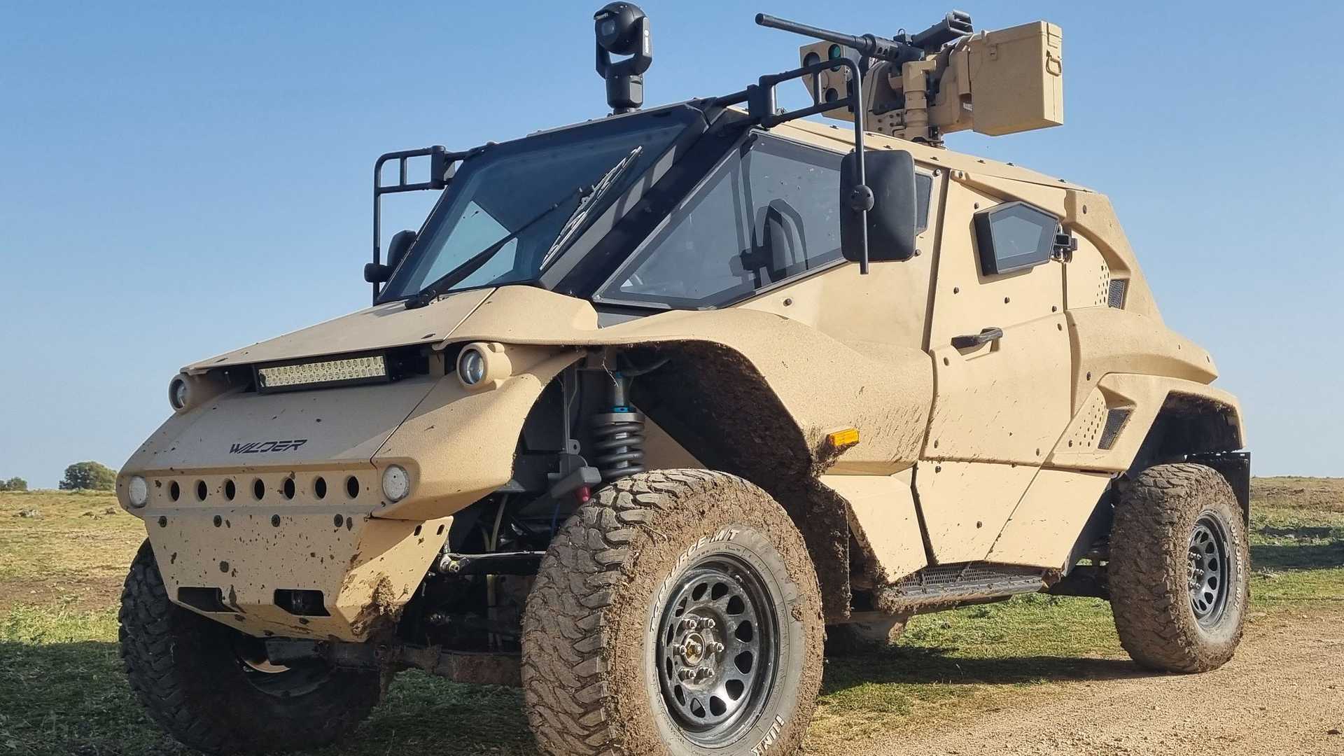 Plasan Wilder is a rugged military buggy that soldiers can drive remotely