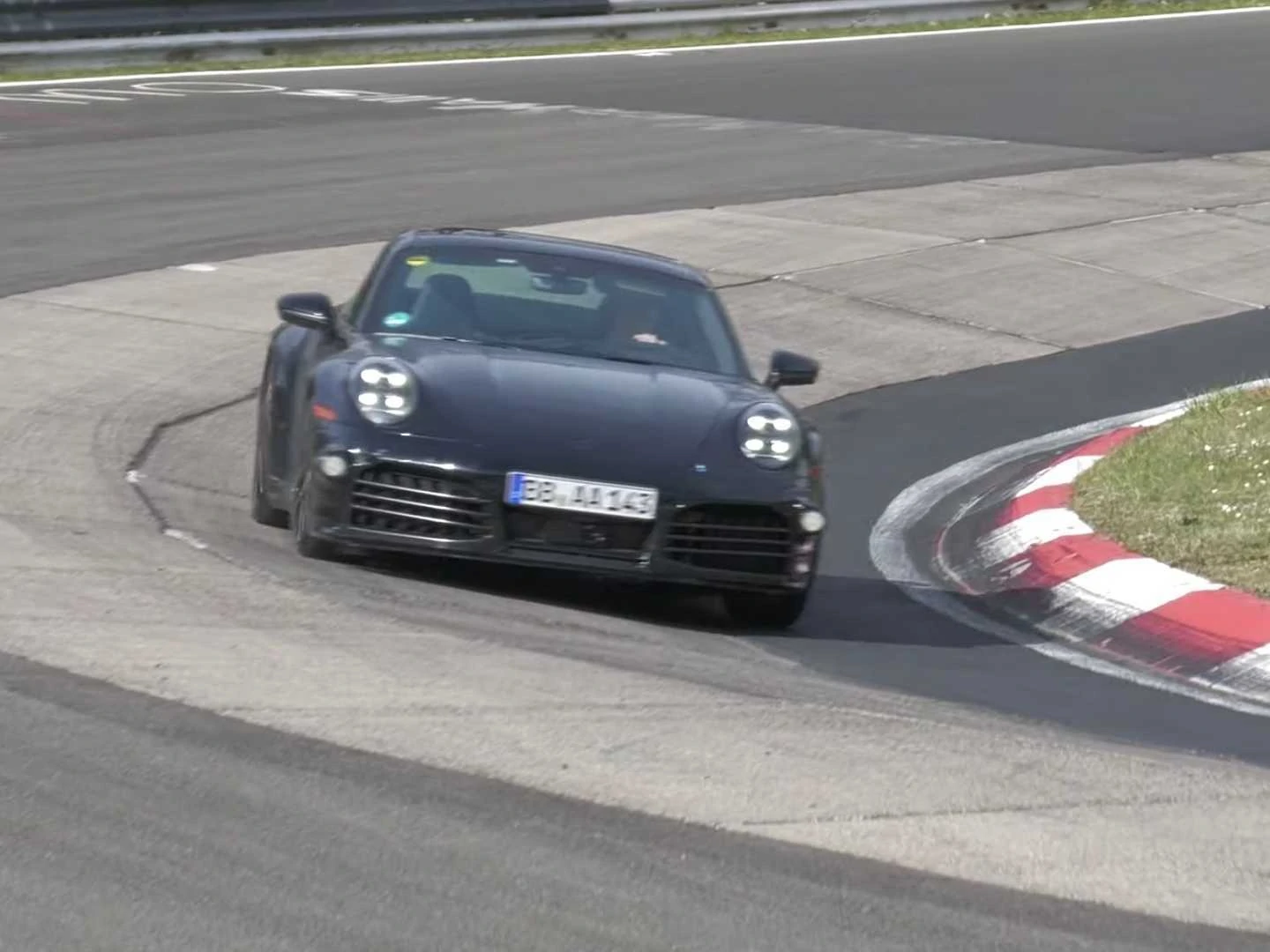 Porsche 911 Hybrid spotted at Nurburgring at High Speed