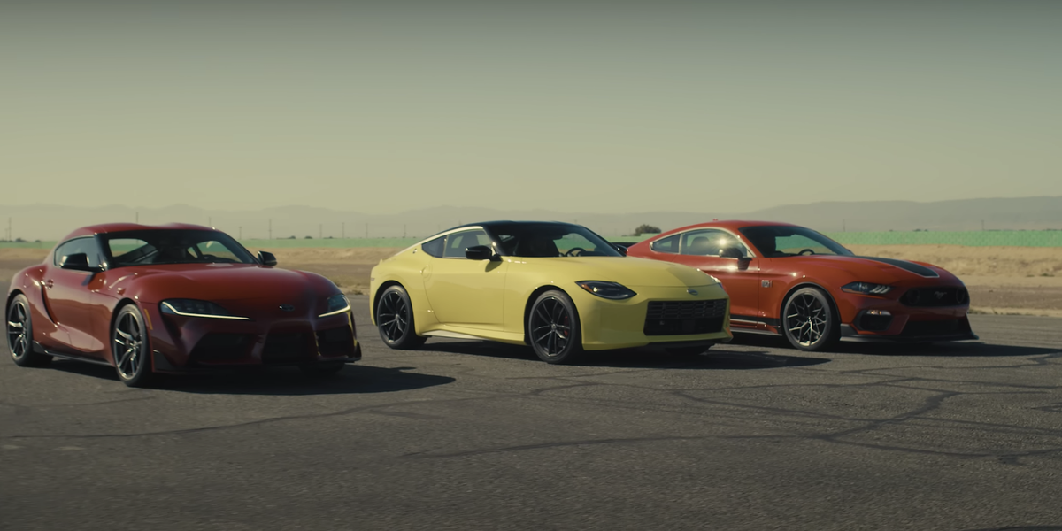 2023 Nissan Z Drag Races Toyota Supra 3.0 And Ford Mustang Mach 1