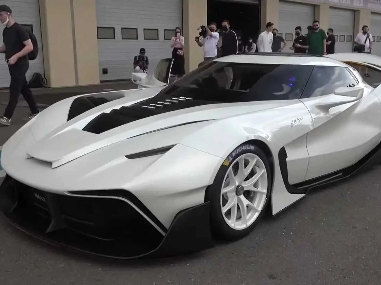 Ferrari V12-Powered Veloqx fangio Looks Wild during Yas Marina Test