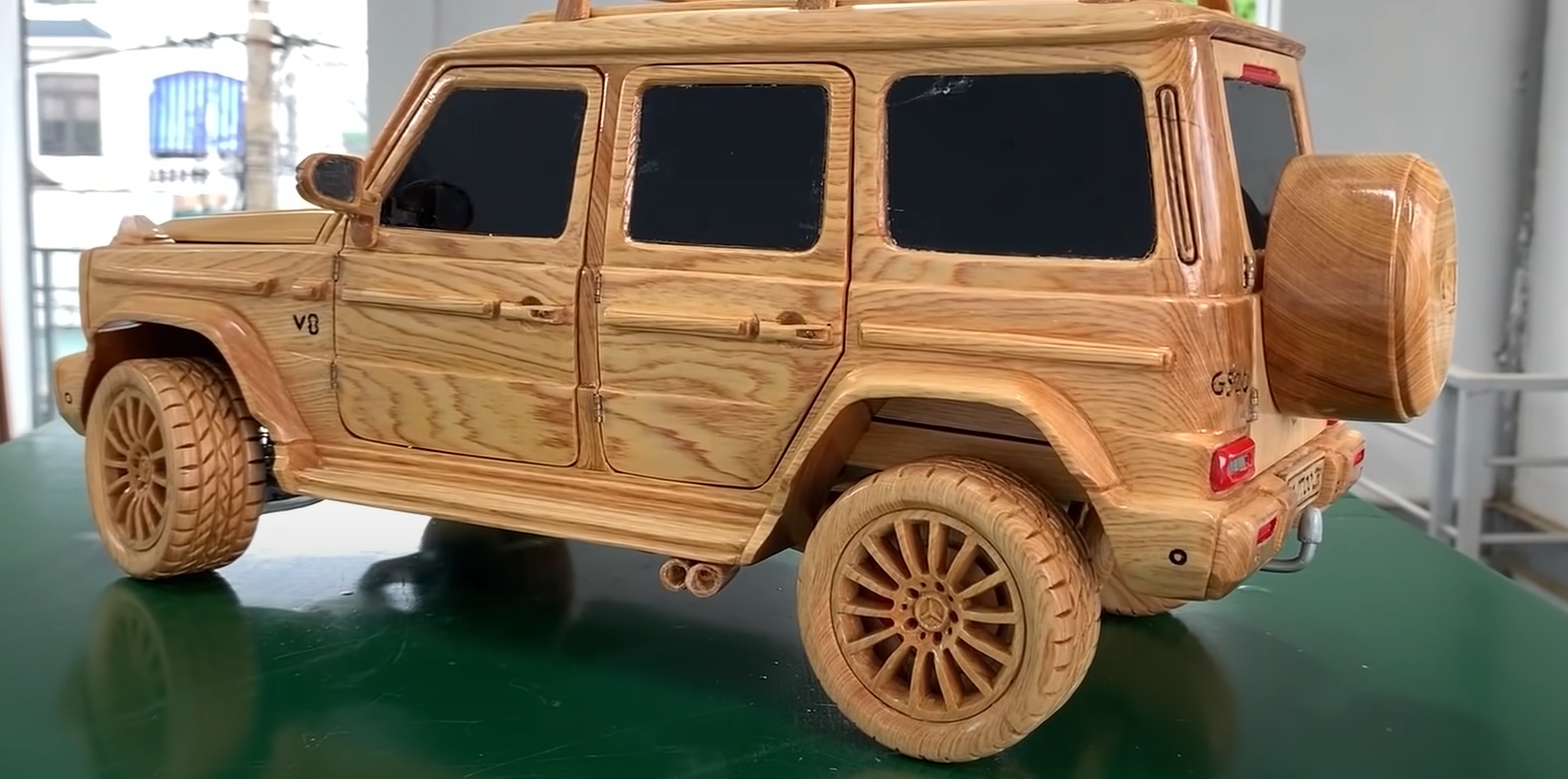 Stunning Mercedes G-Class Model Started Life As Boxy Block Of Wood