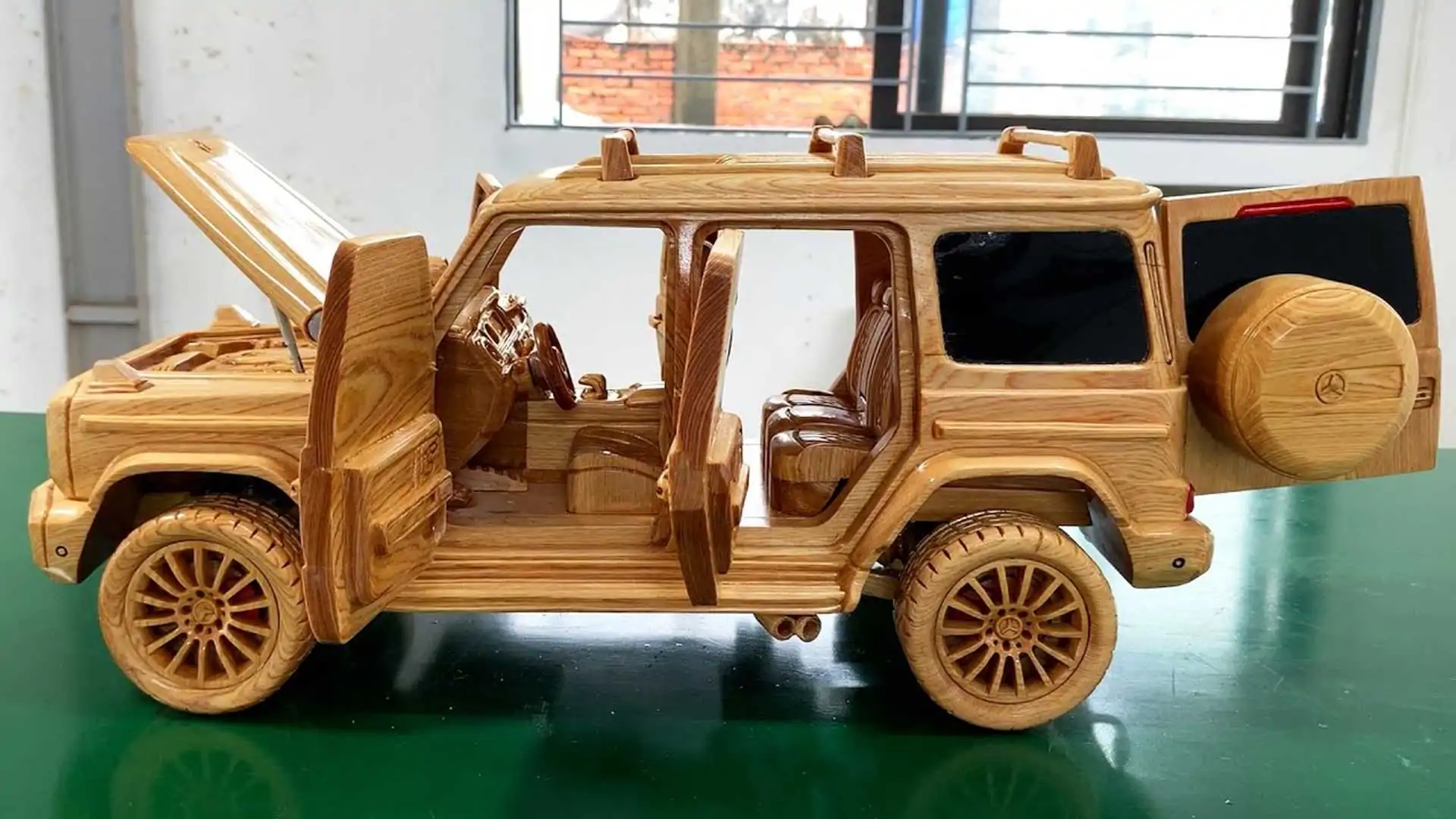 Stunning Mercedes G-Class Model Started Life As Boxy Block Of Wood