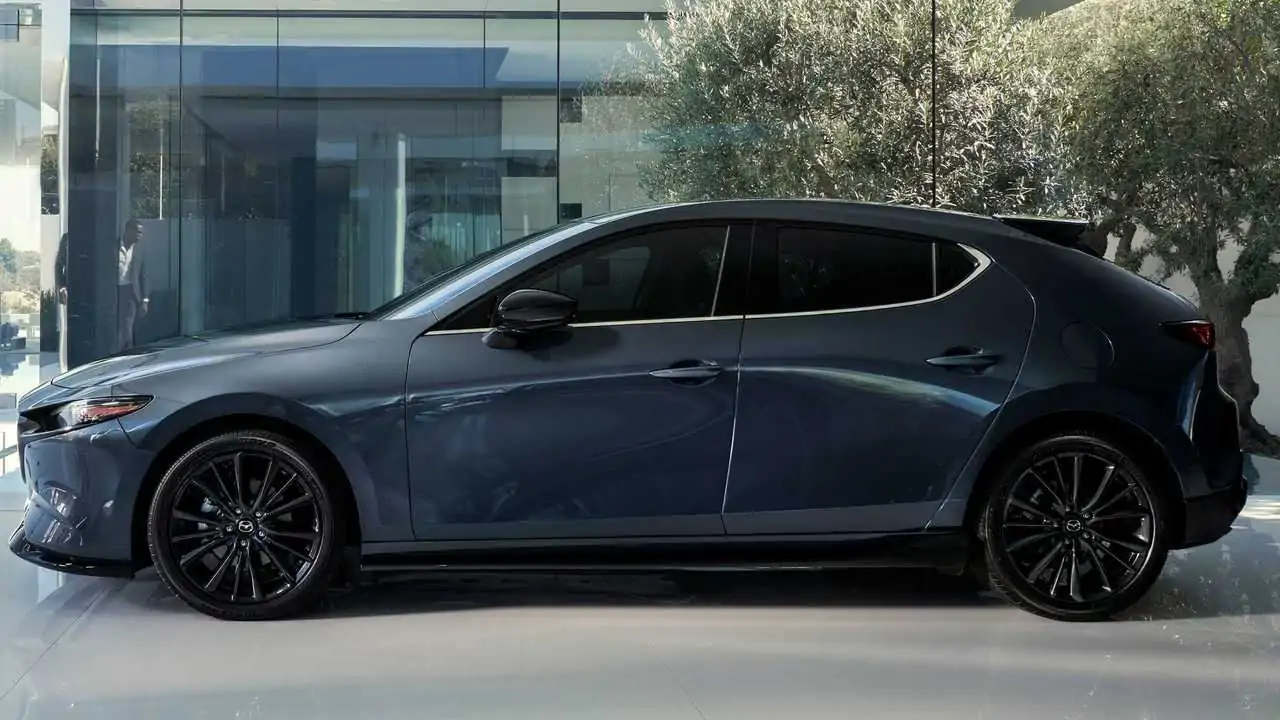 2022 Mazda3 Carbon Edition Announced with Dark Exterior and Red Interior