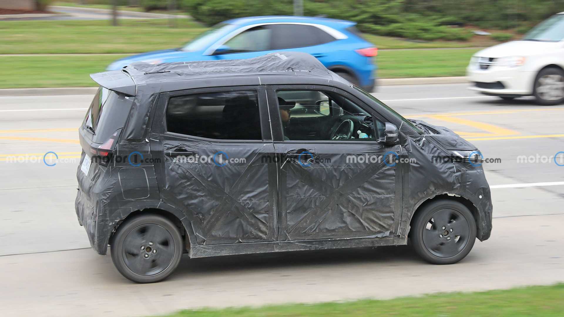 Nissan IMk Tiny Electric Car Tested As Camouflaged Prototype