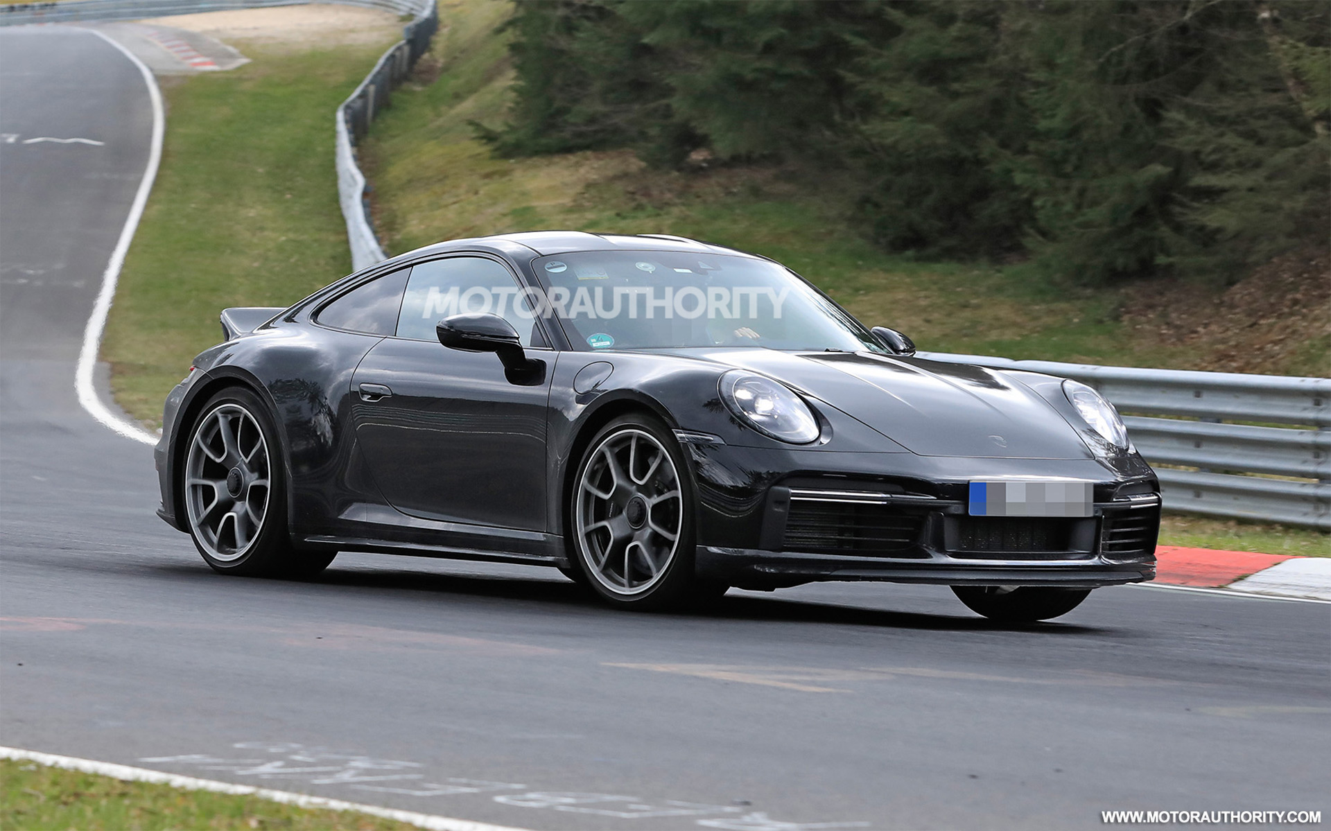 Porsche 911 Sport Classic Spied On Road In Light Camouflage