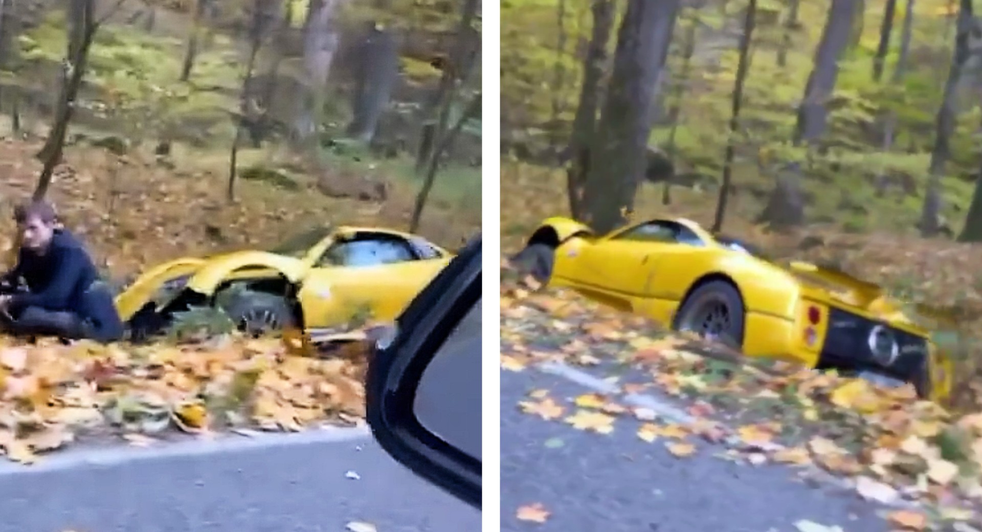 Pagani Zonda C12S Crushed In The Czech Republic Isn't A Pretty Sight