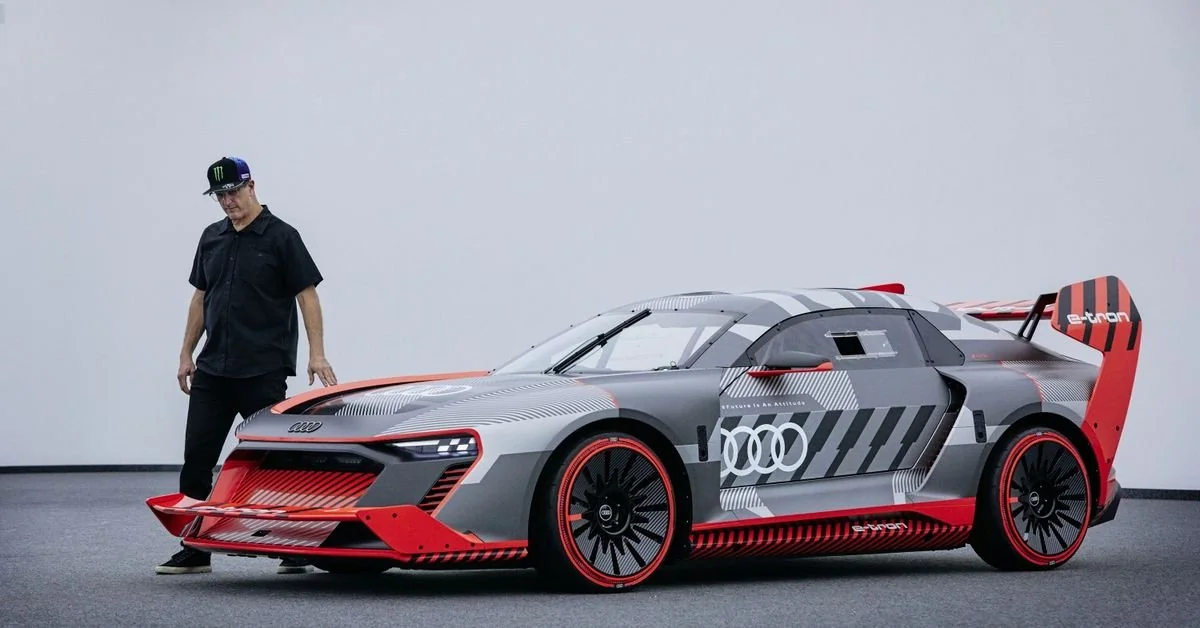 Ken Block's New Gymkhana Car is an Audi S1 EV Concept - Hoonitron