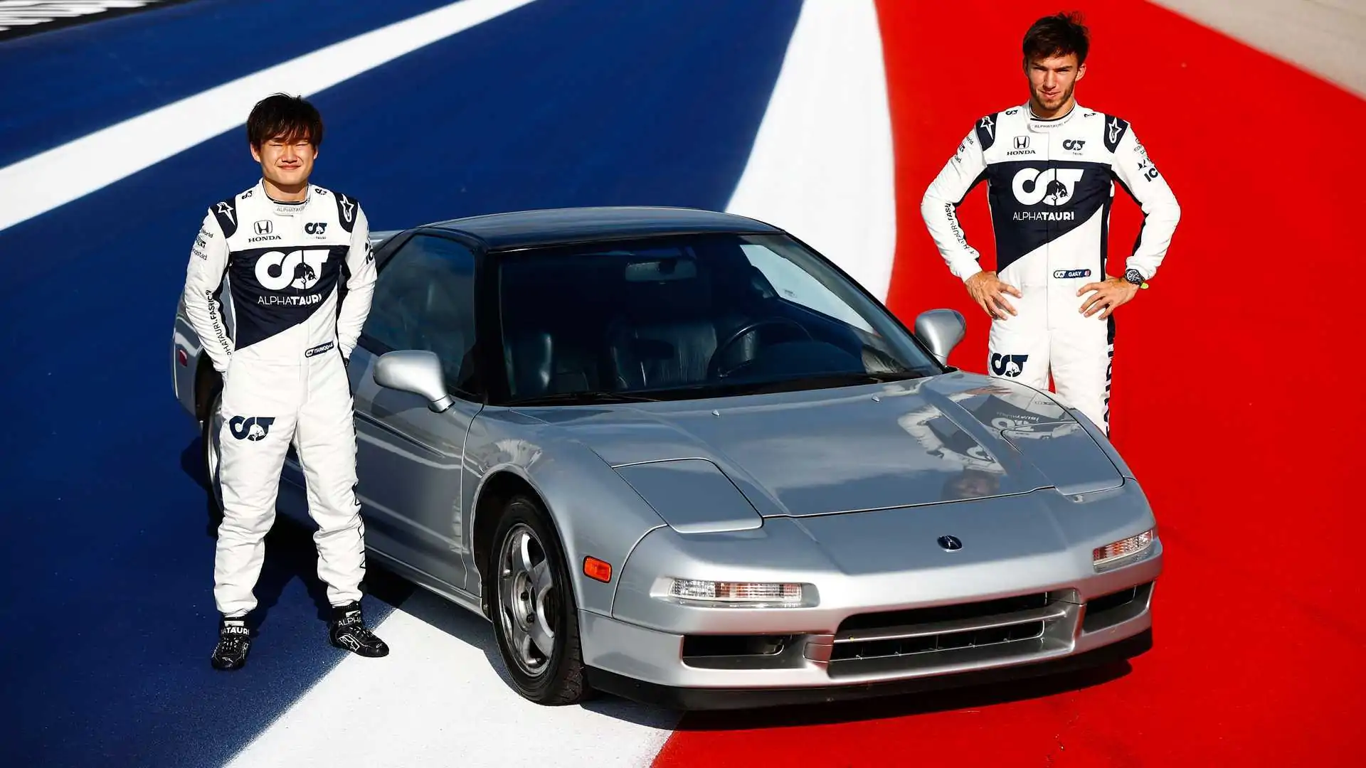 Alpha Tauri F1 Team Drives The Wheel (Cap), Off An Original NSX