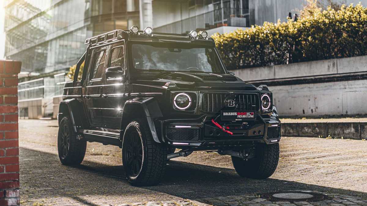 Brabus 800 AdventureXLP Superblack Introduces AMG G63 Truck With 790HP