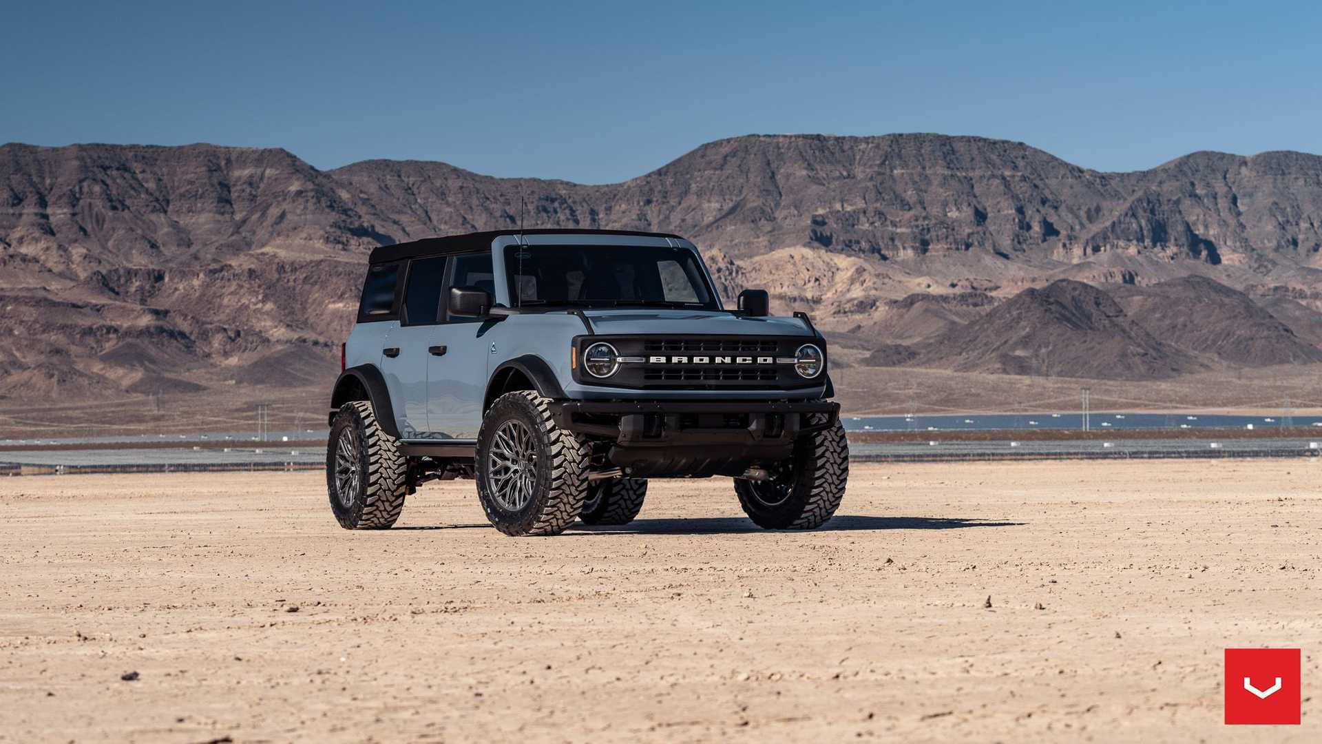 World's First Slammed Ford Bronco Rides Low on Adaptive Air Suspension