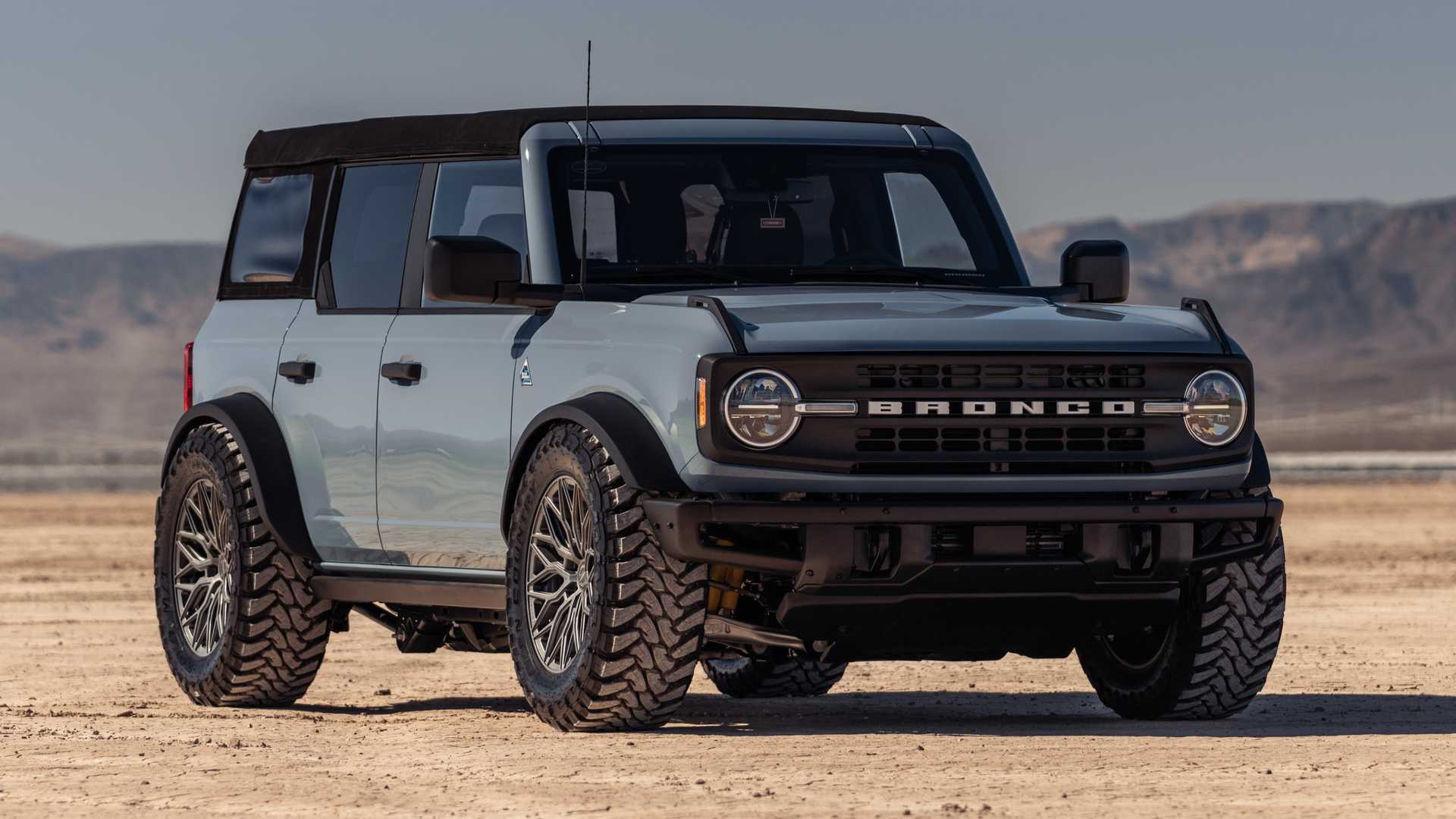 World's First Slammed Ford Bronco Rides Low on Adaptive Air Suspension